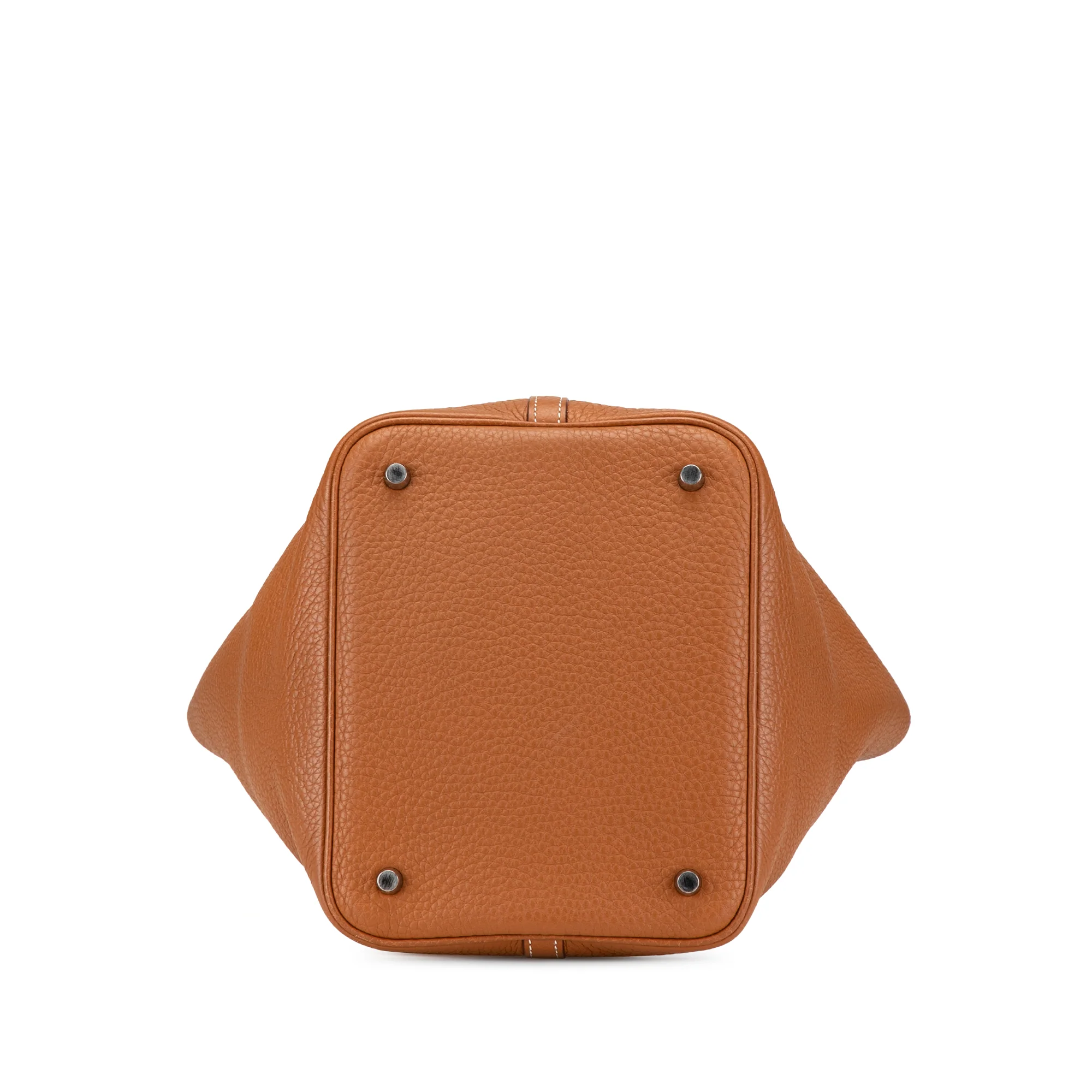 Hermes | Pre-Owned Clemence Picotin 22 | Brown/Camel - Image 4