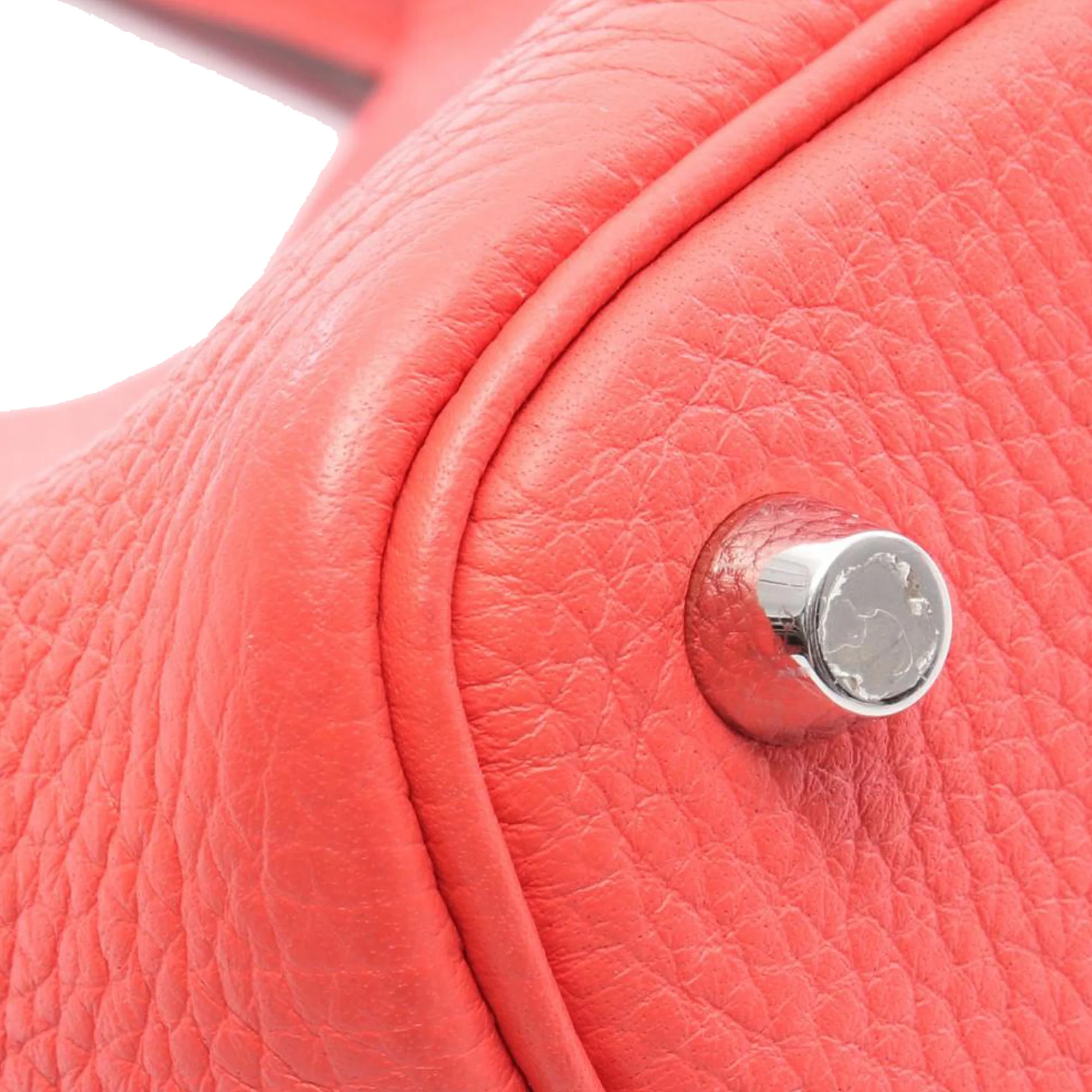 Hermes | Pre-Owned Clemence Picotin Lock 18 | Red - Image 11