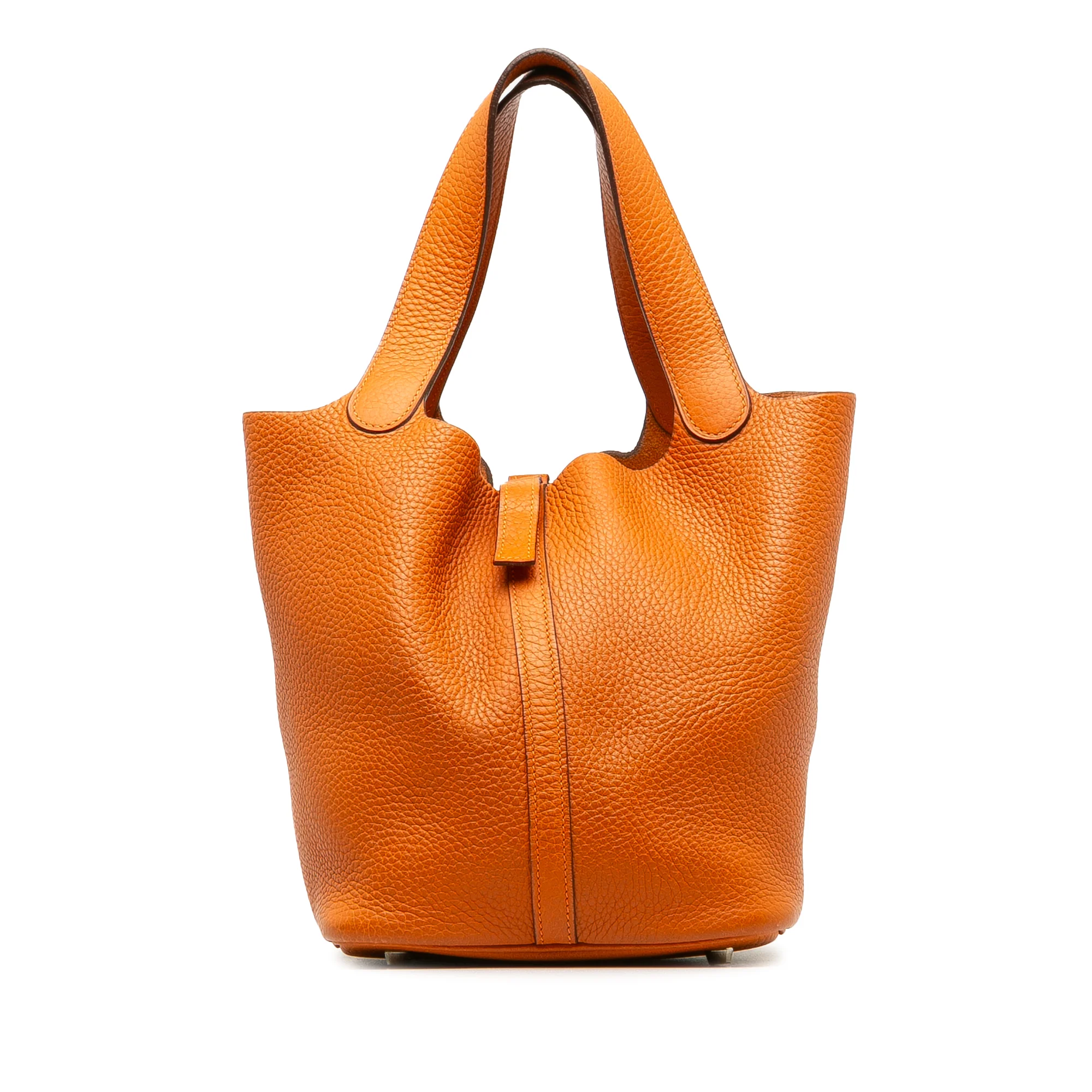 Hermes | Pre-Owned Clemence Picotin Lock 22 | Orange