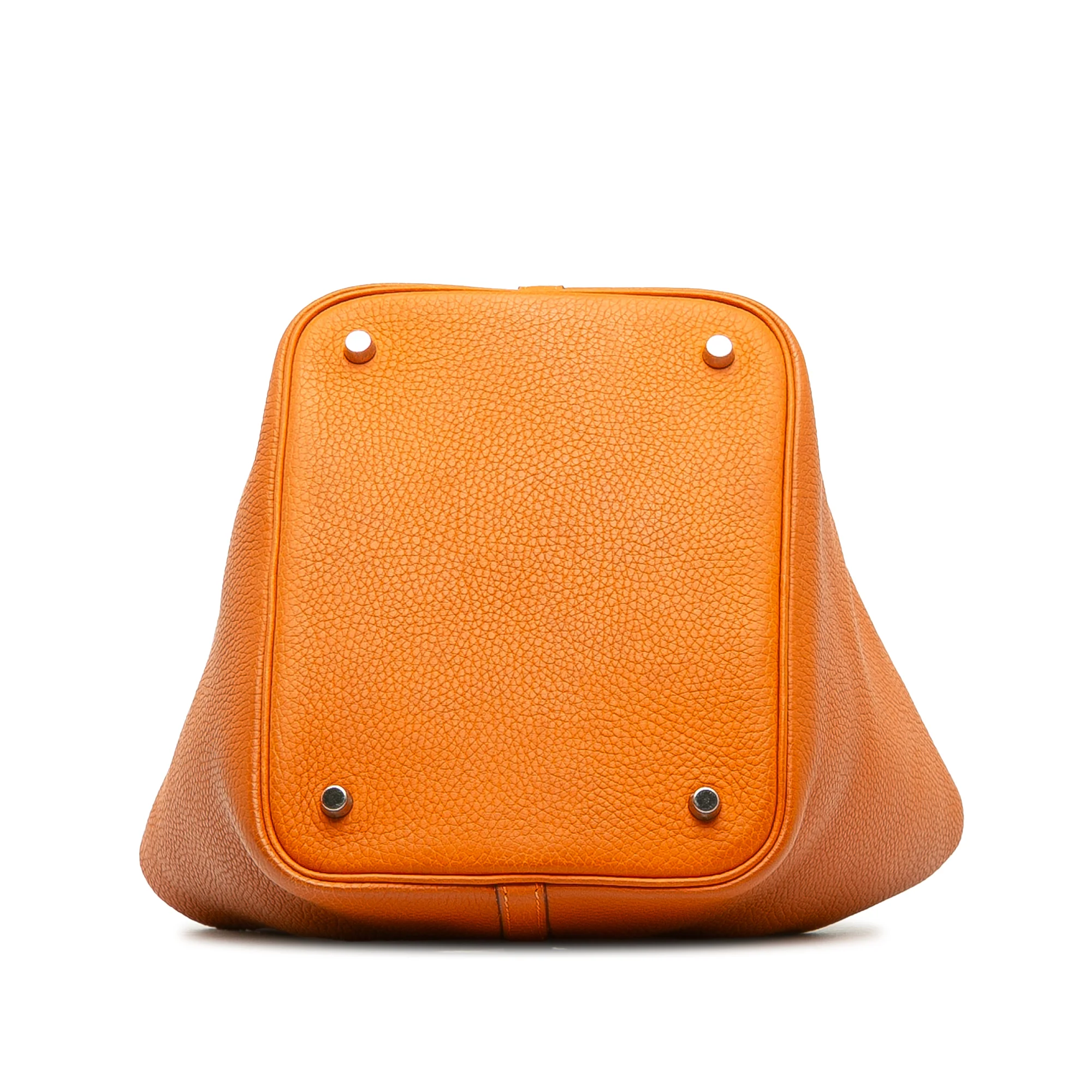 Hermes | Pre-Owned Clemence Picotin Lock 22 | Orange - Image 7