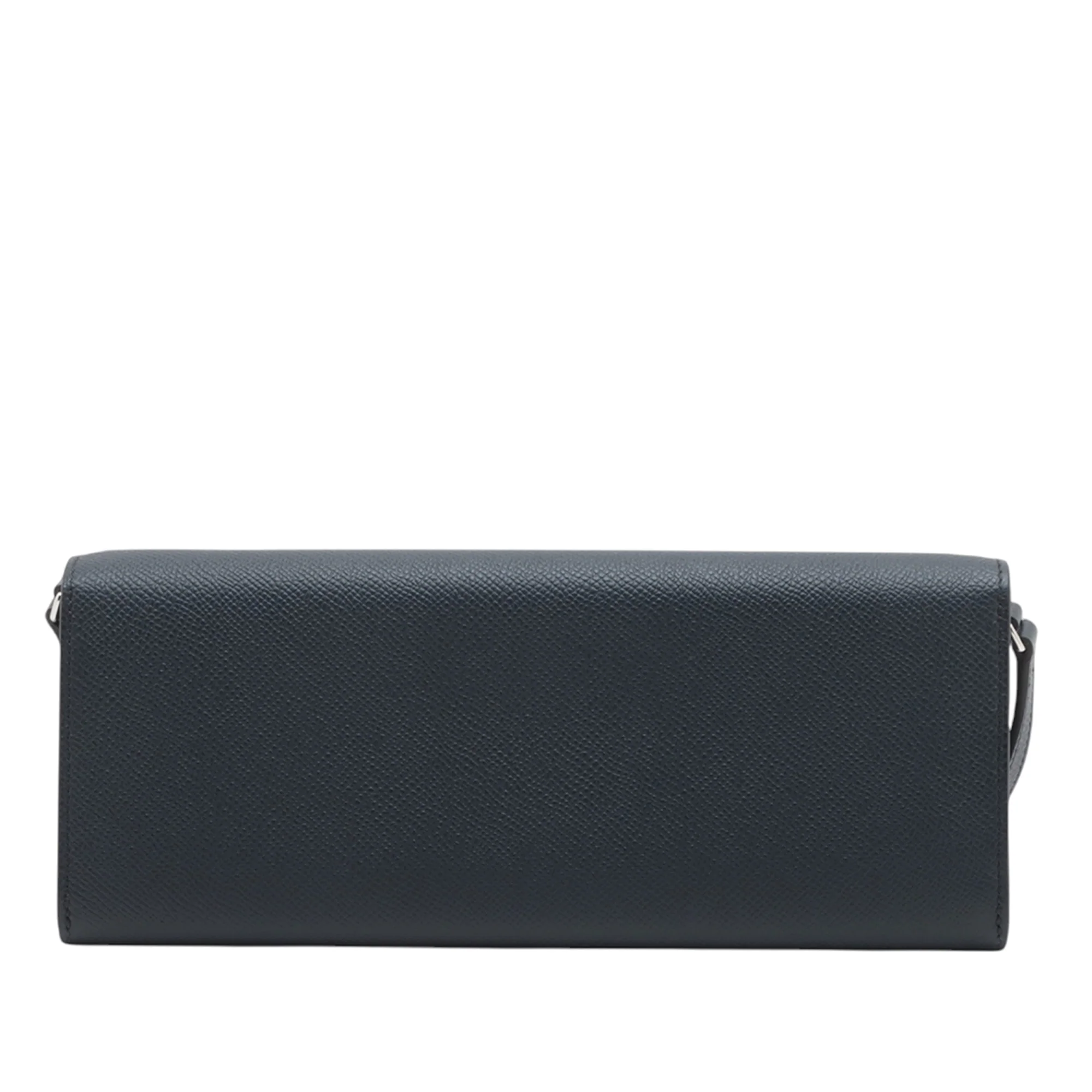 Hermes | Pre-Owned Epsom Chaine d Ancre To Go Wallet | Blue/Navy - Image 2