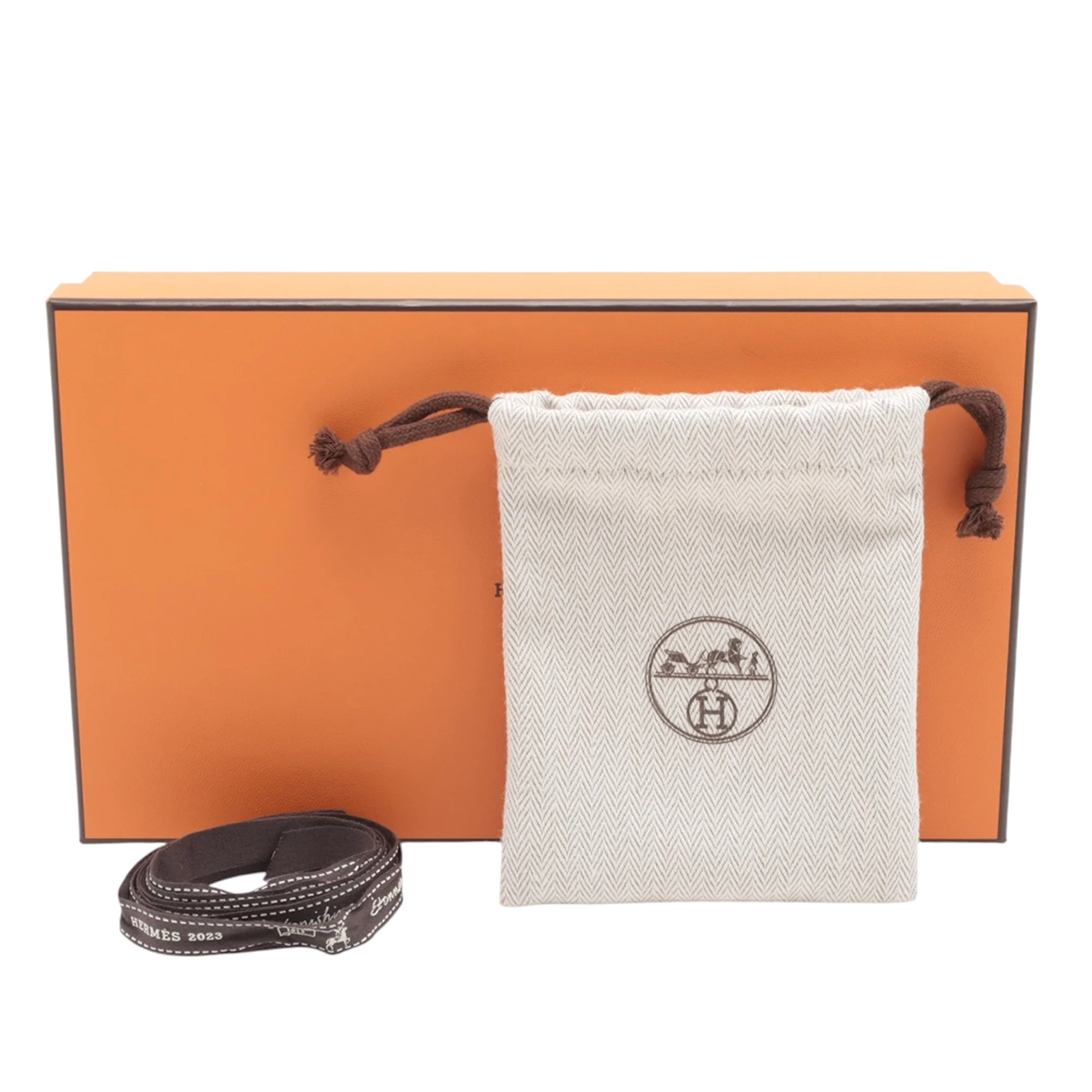 Hermes | Pre-Owned Epsom Chaine d Ancre To Go Wallet | Blue/Navy - Image 9