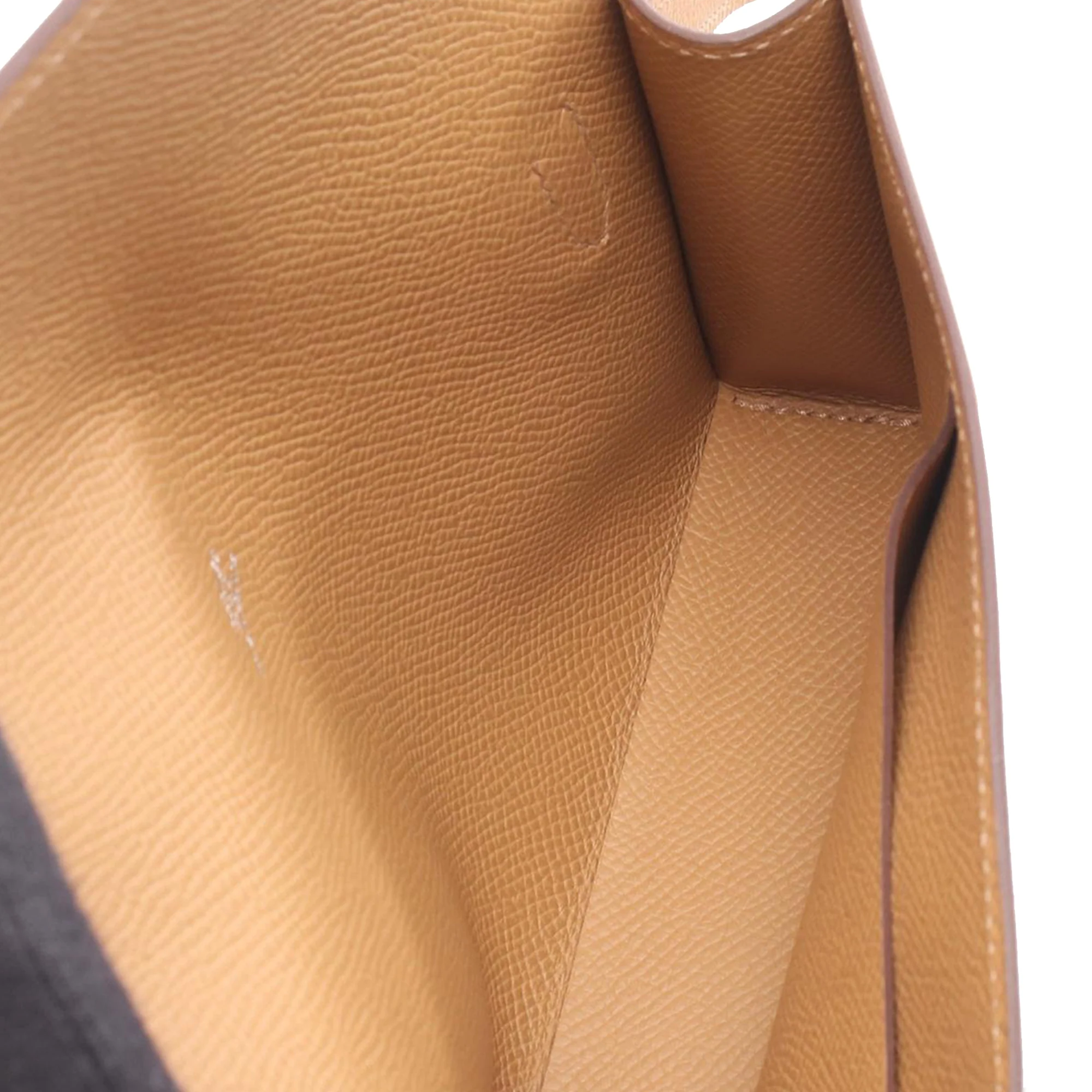 Hermes | Pre-Owned Epsom Hermesnap Wallet On Strap | Brown - Image 3