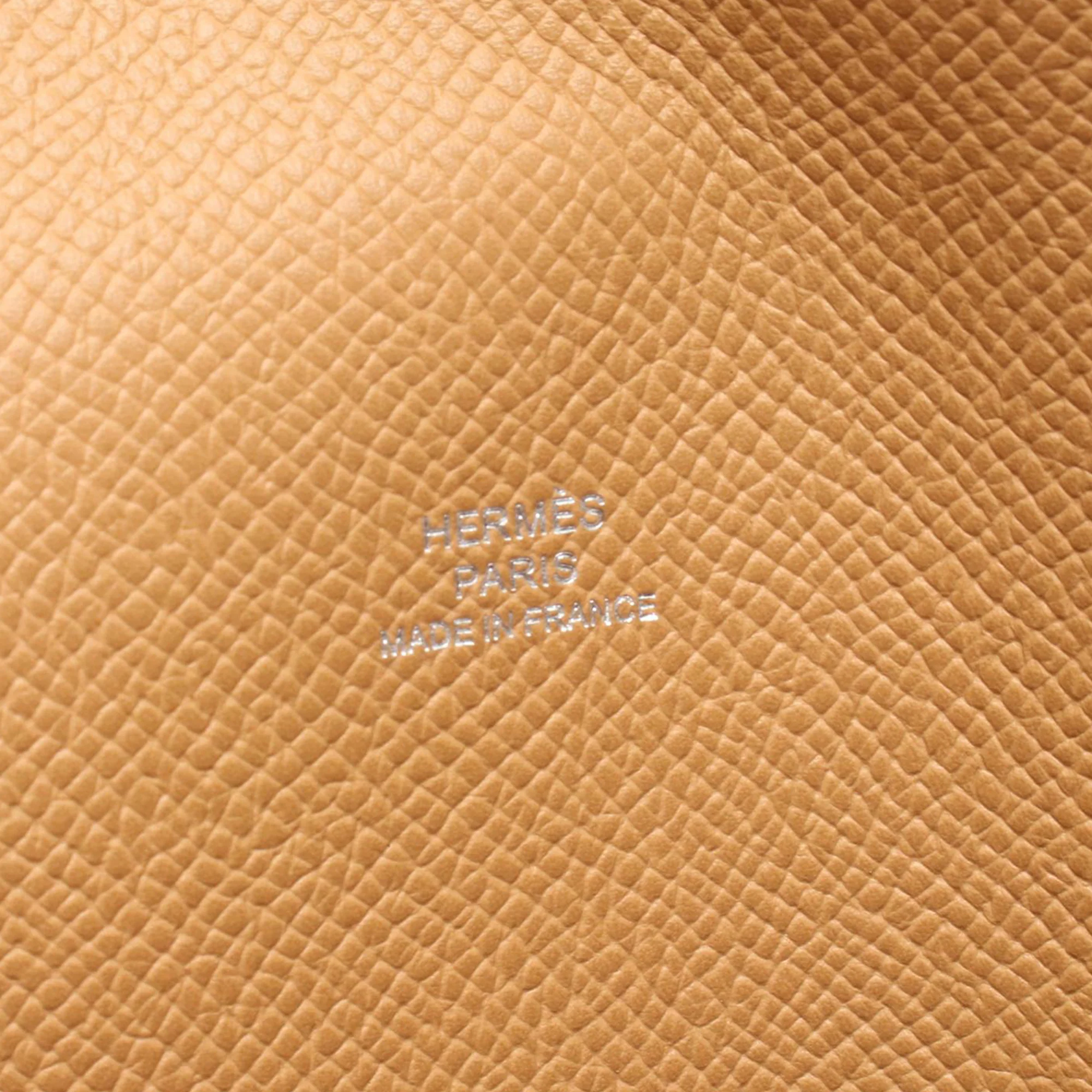 Hermes | Pre-Owned Epsom Hermesnap Wallet On Strap | Brown - Image 4