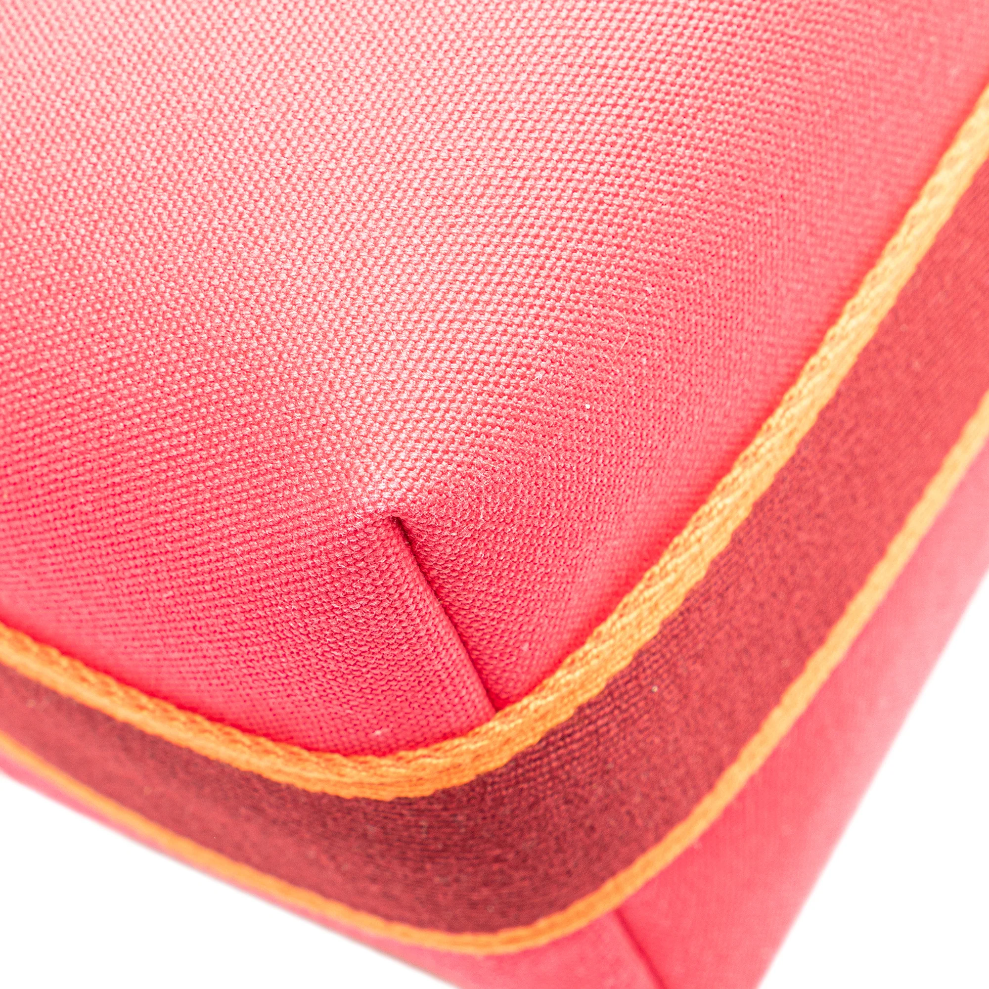 Hermes | Pre-Owned Small Toile Bride A Brac Case | Pink/Hot Pink - Image 12