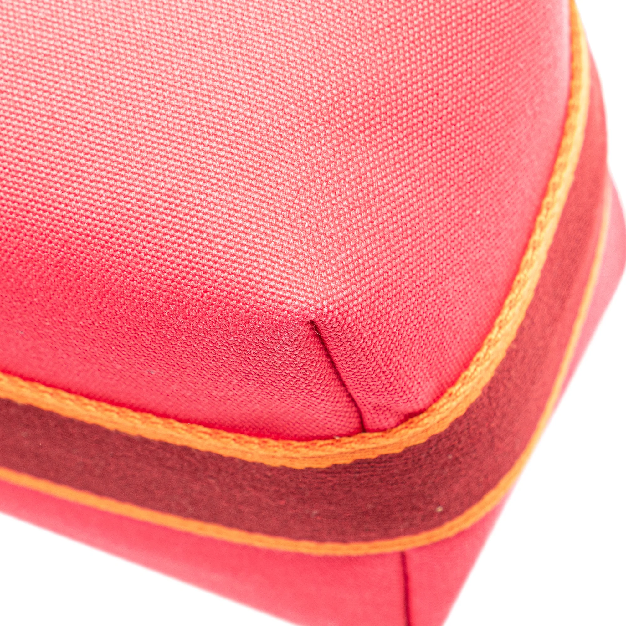 Hermes | Pre-Owned Small Toile Bride A Brac Case | Pink/Hot Pink - Image 2