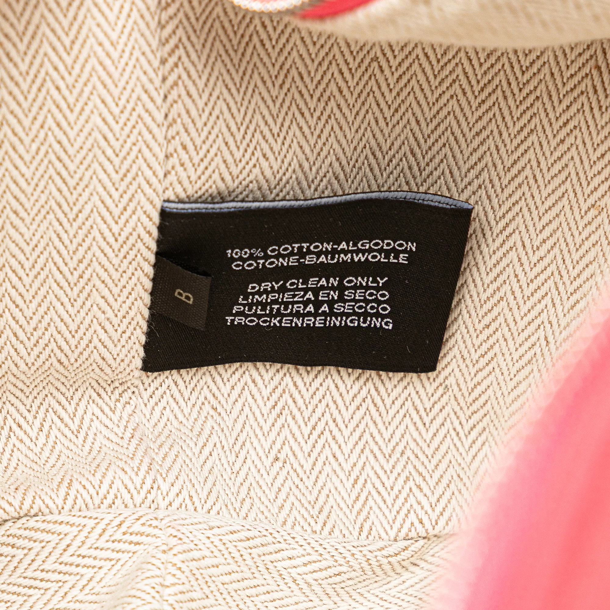 Hermes | Pre-Owned Small Toile Bride A Brac Case | Pink/Hot Pink - Image 9