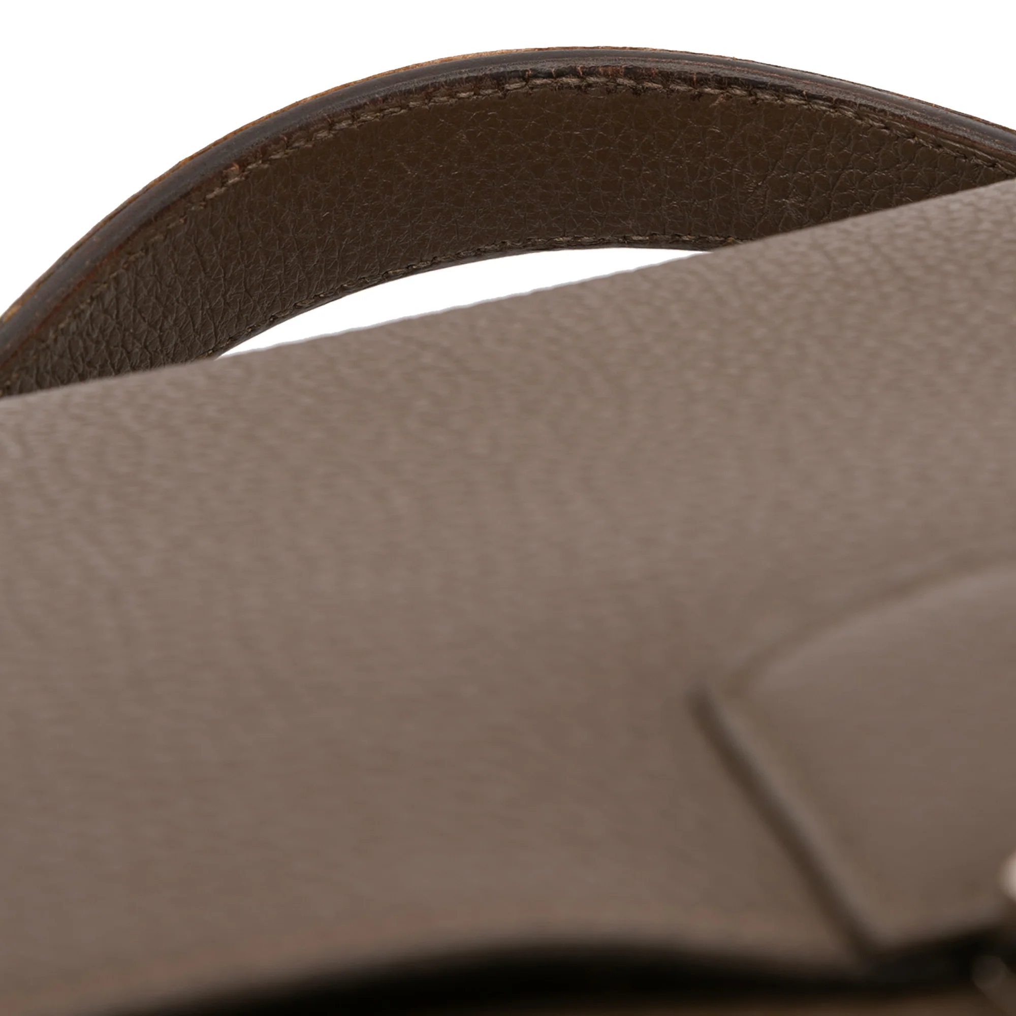 Hermes | Pre-Owned Togo Sac a Depeches 41 | Brown/Taupe - Image 2