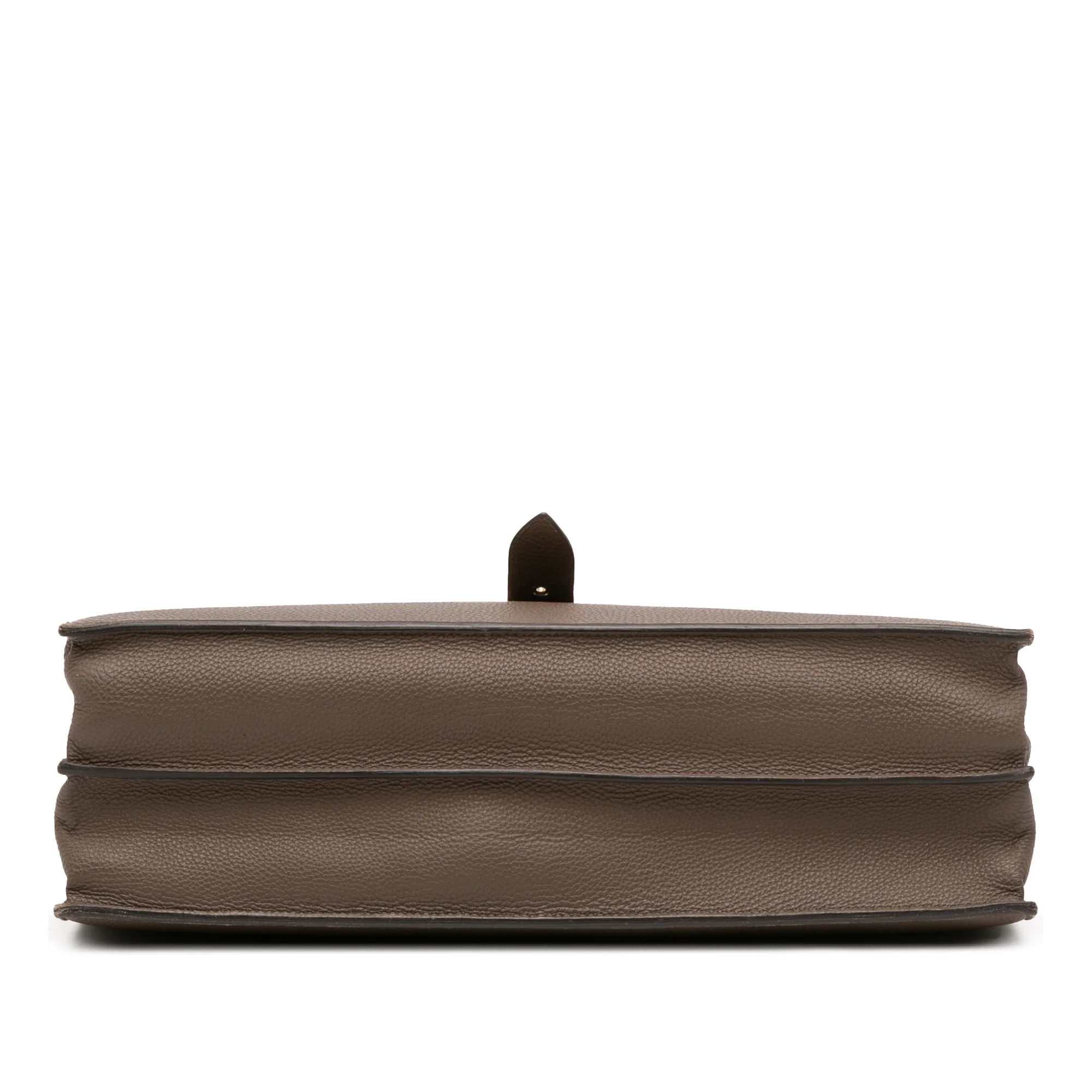 Hermes | Pre-Owned Togo Sac a Depeches 41 | Brown/Taupe - Image 6