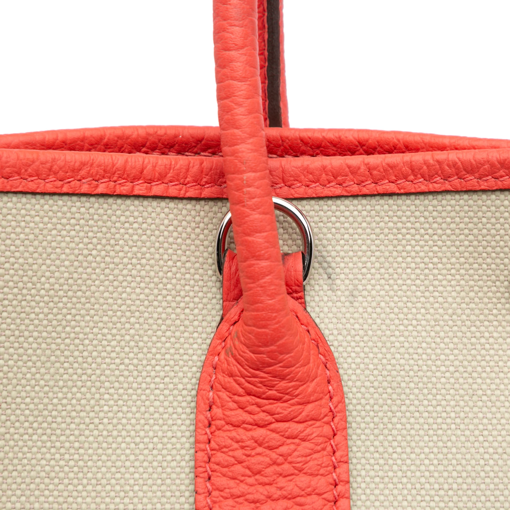 Hermes | Pre-Owned Toile and Negonda Garden File 28 | Beige - Image 8