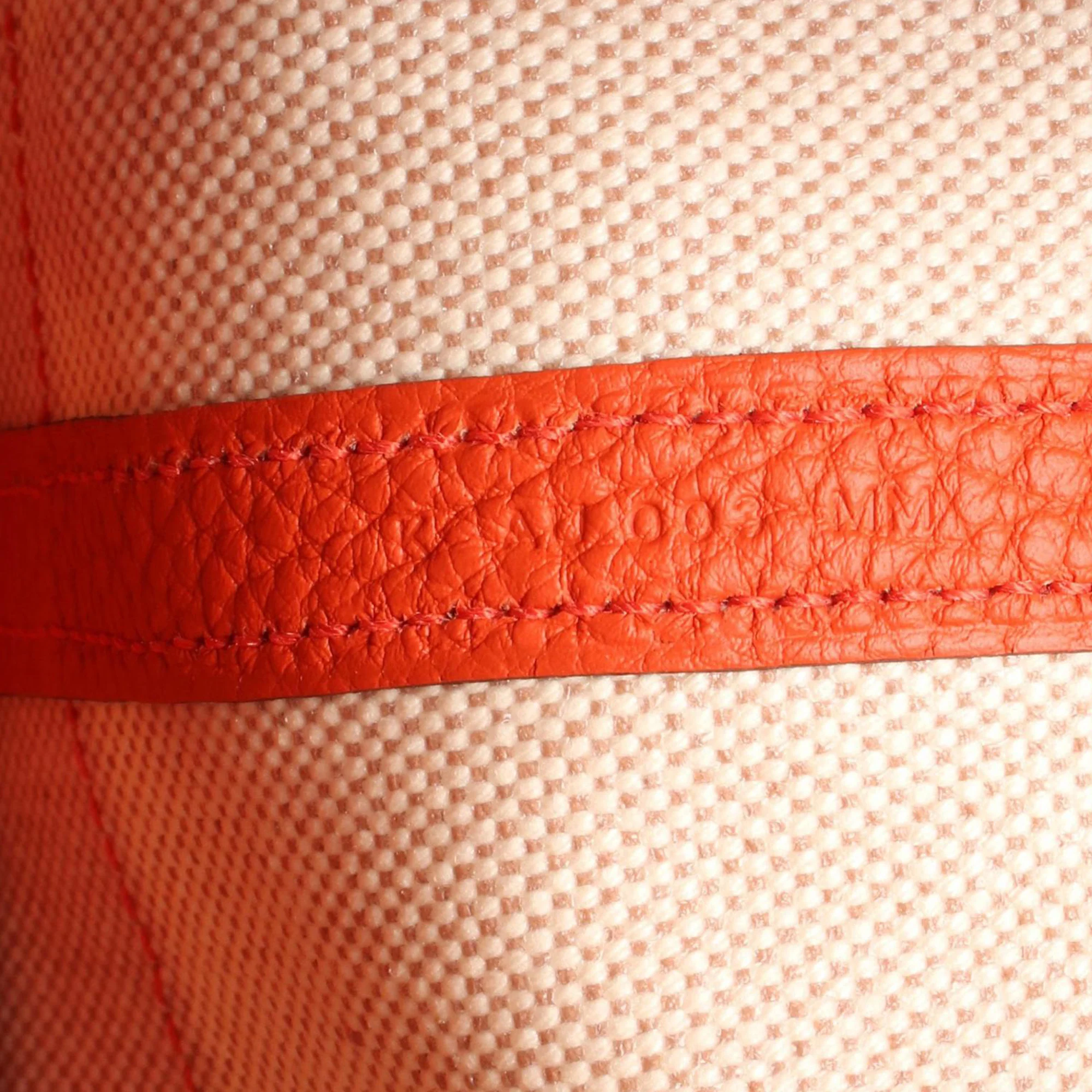Hermes | Pre-Owned Toile and Negonda Garden Party 23 | Beige - Image 5