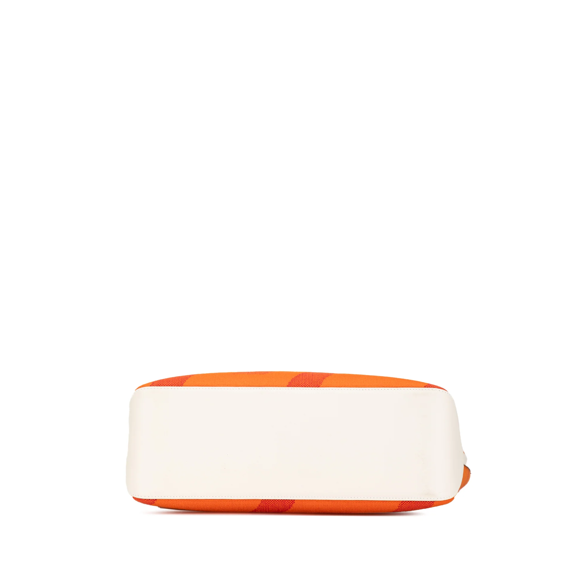 Hermes | Pre-Owned Toile H and Swift Cabas H en Biais 40 | Orange - Image 3