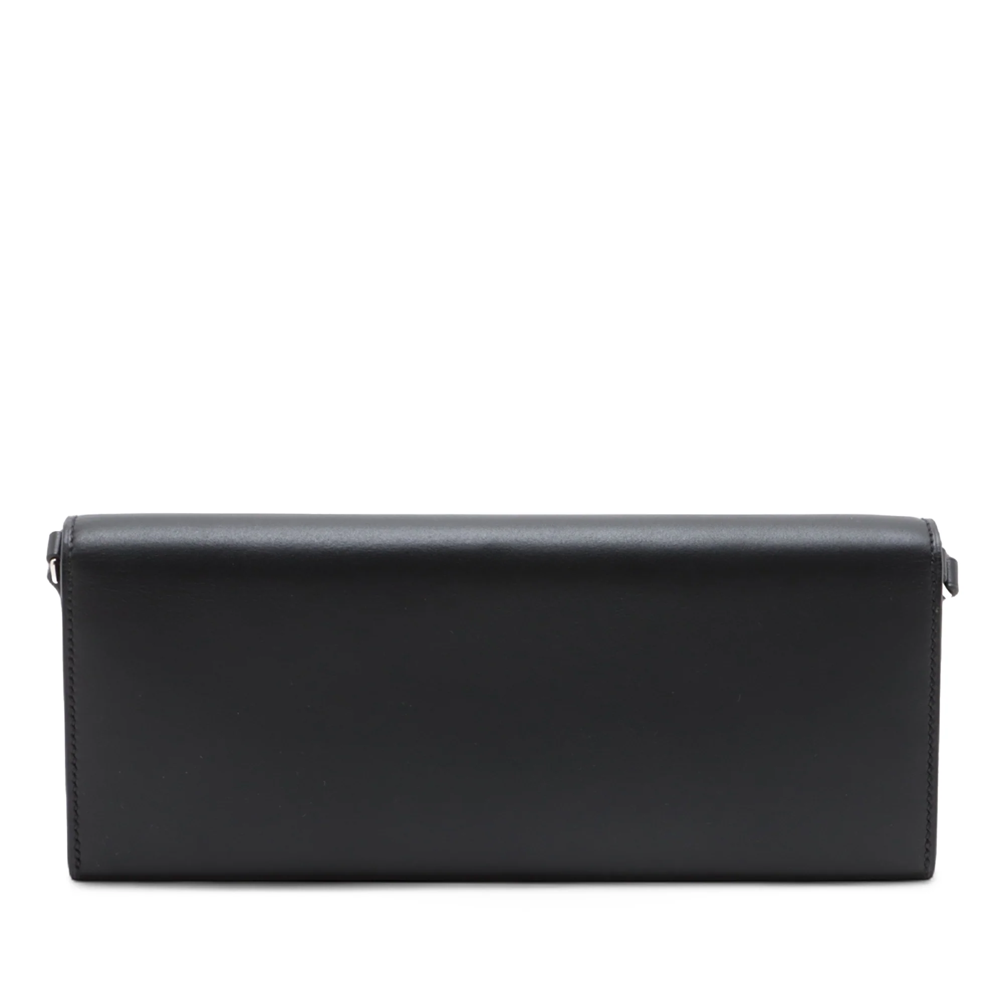 Hermes | Pre-Owned Veau Jonathan Maillon To Go Wallet | Black - Image 3