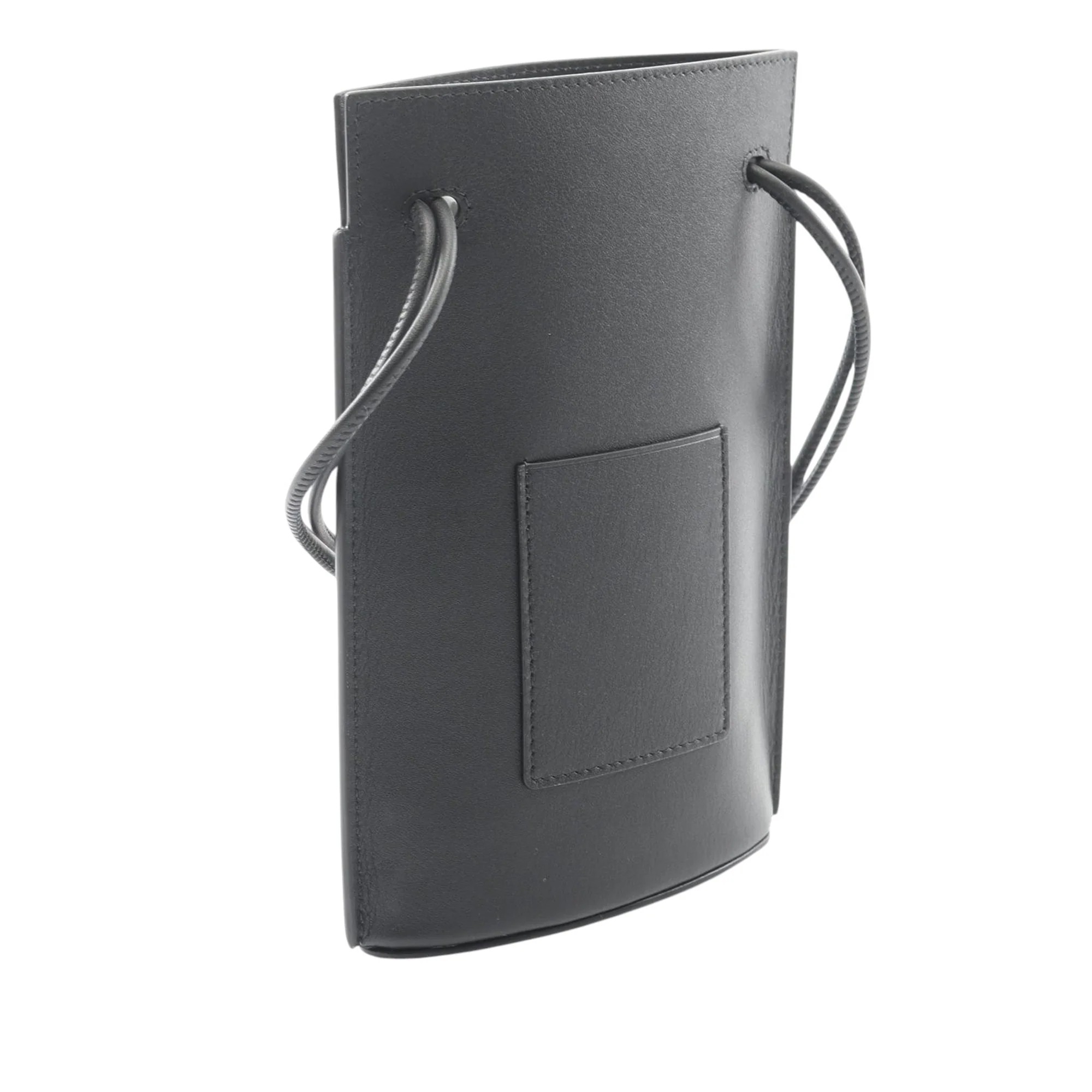 LOEWE | Pre-Owned Calfskin Dice Pocket Crossbody | Black - Image 2