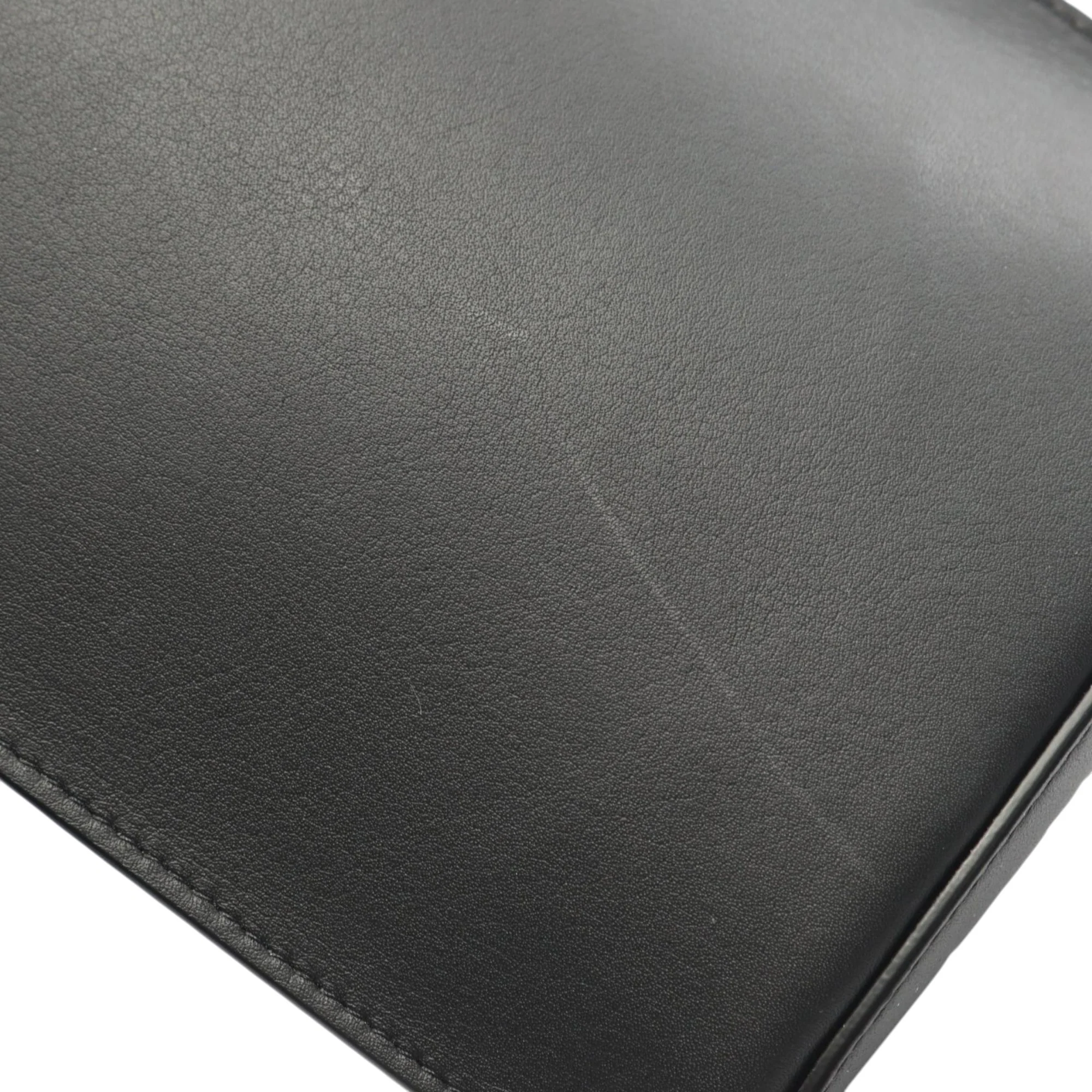 LOEWE | Pre-Owned Calfskin Dice Pocket Crossbody | Black - Image 5