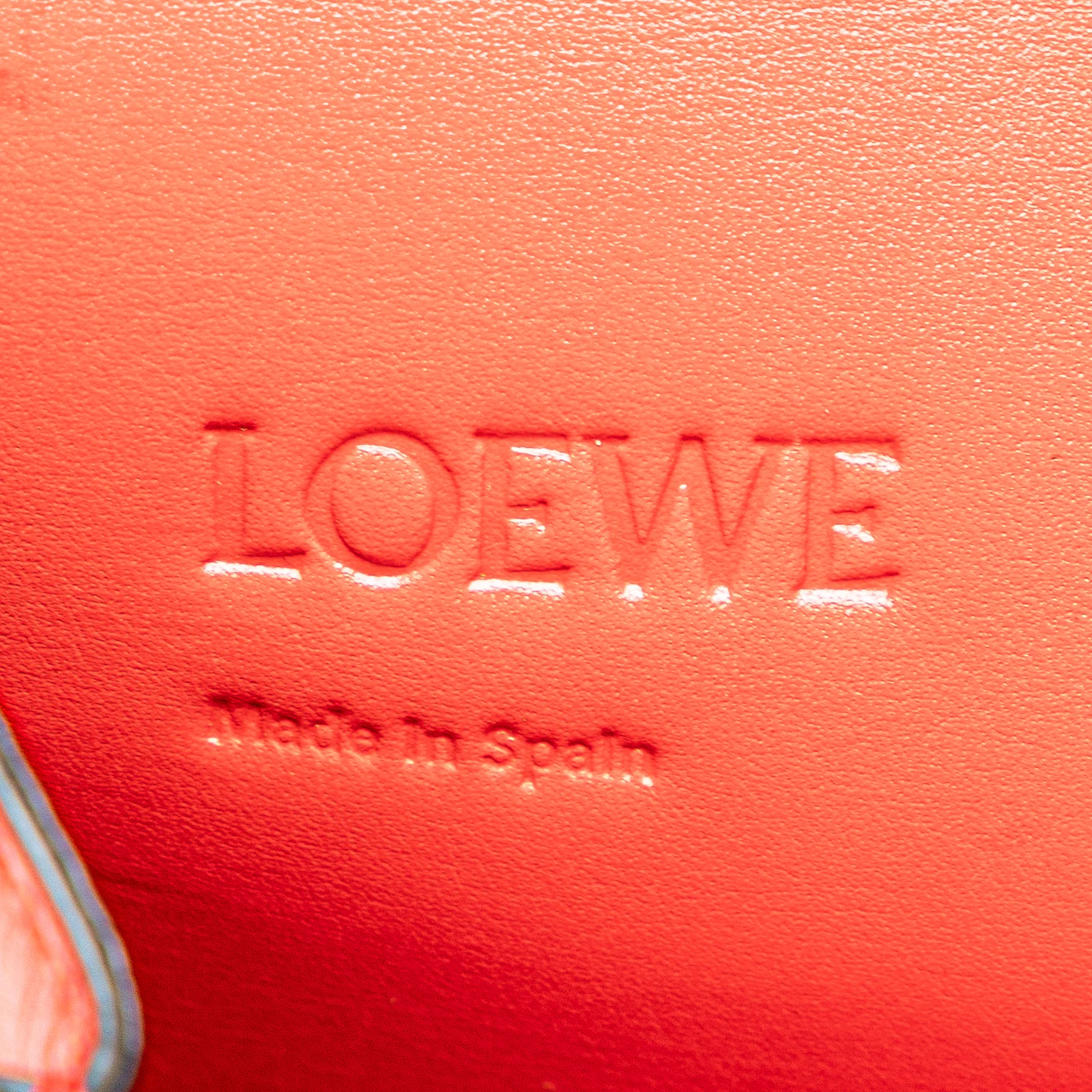 LOEWE | Pre-Owned Medium Leather Barcelona Crossbody | Red - Image 8
