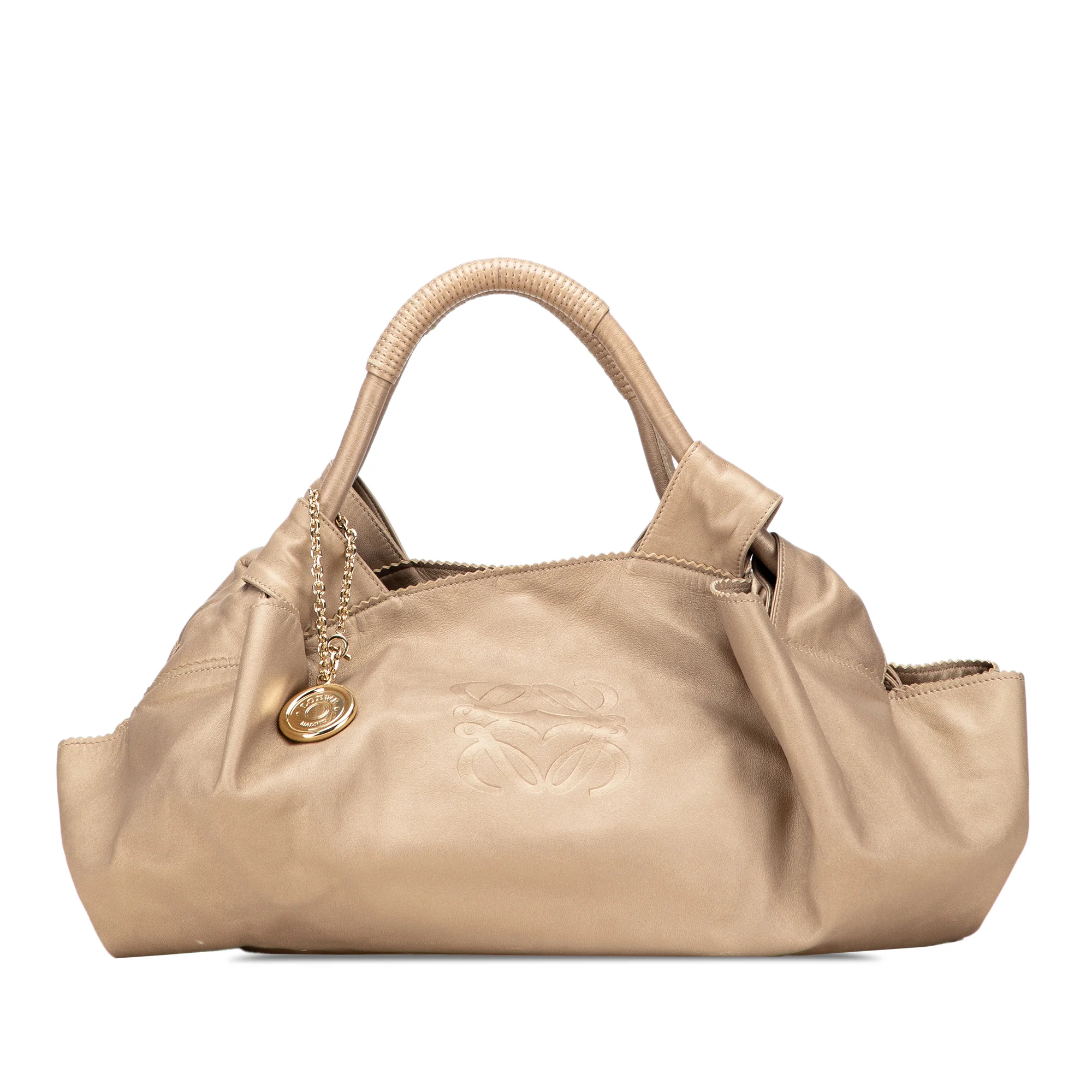LOEWE | Pre-Owned Metallic Nappa Aire | Gold