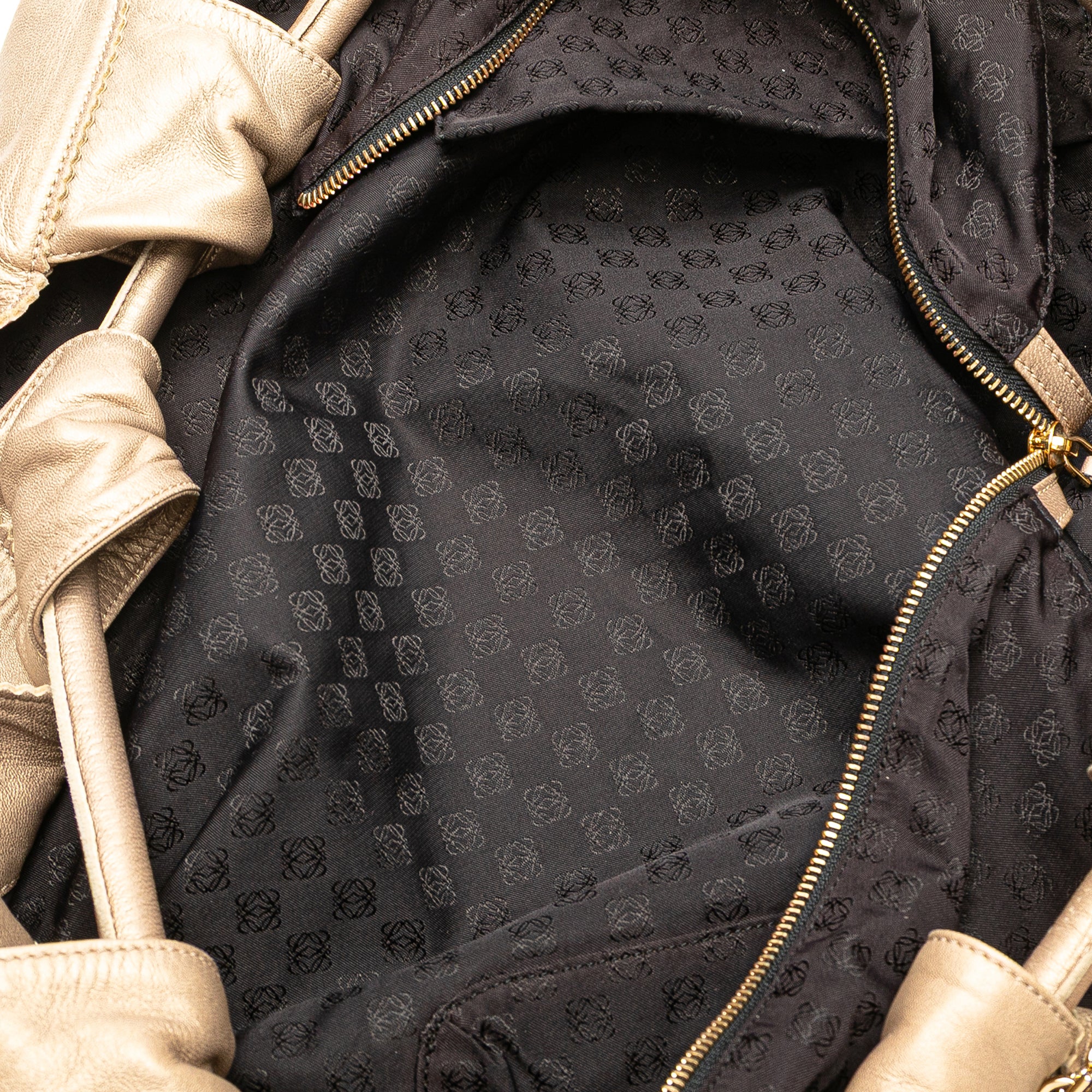 LOEWE | Pre-Owned Metallic Nappa Aire | Gold - Image 6