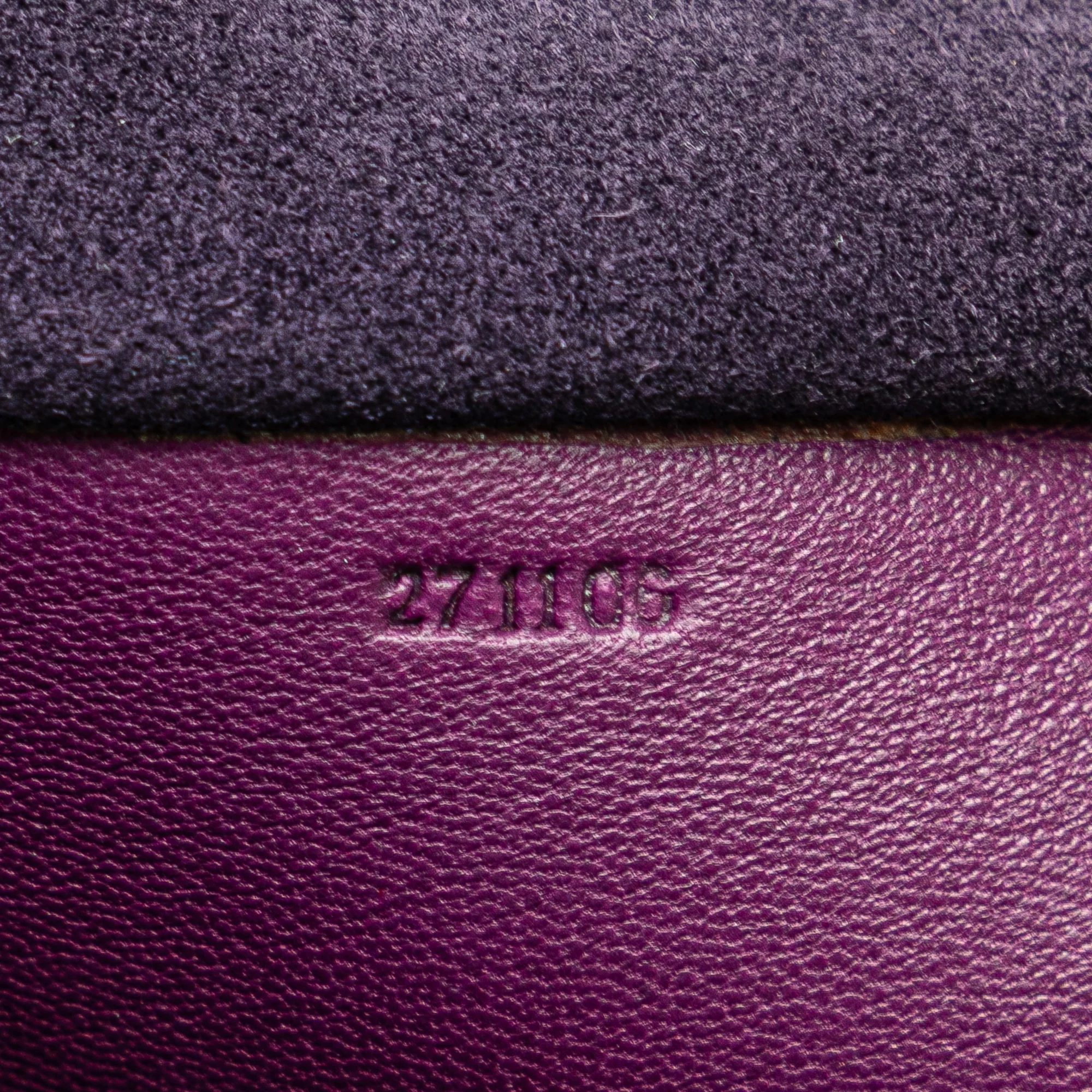 LOEWE | Pre-Owned Nappa Anagram Tassel Crossbody | Purple - Image 11