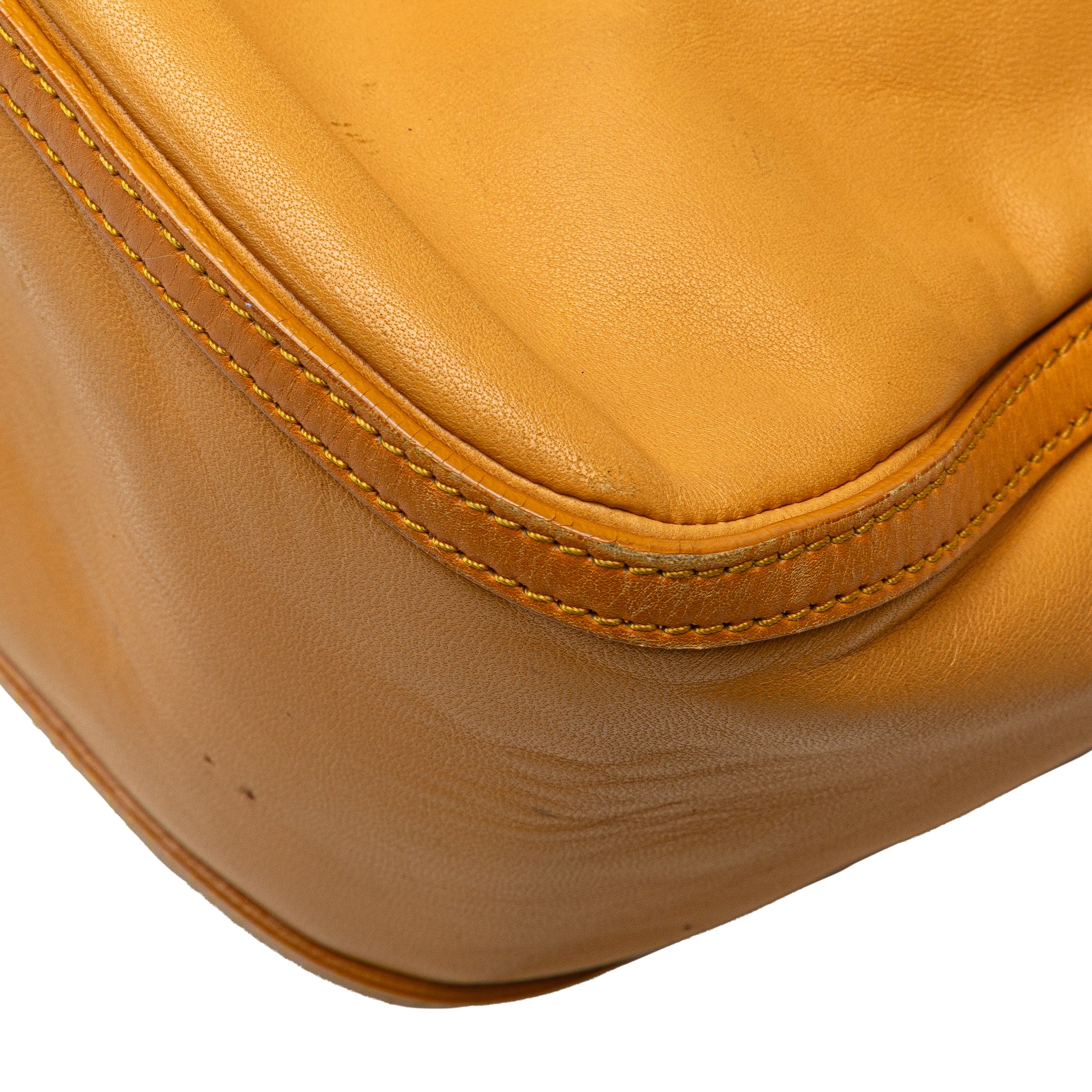 LOEWE | Pre-Owned Nappa Handbag | Yellow/Mustard - Image 3