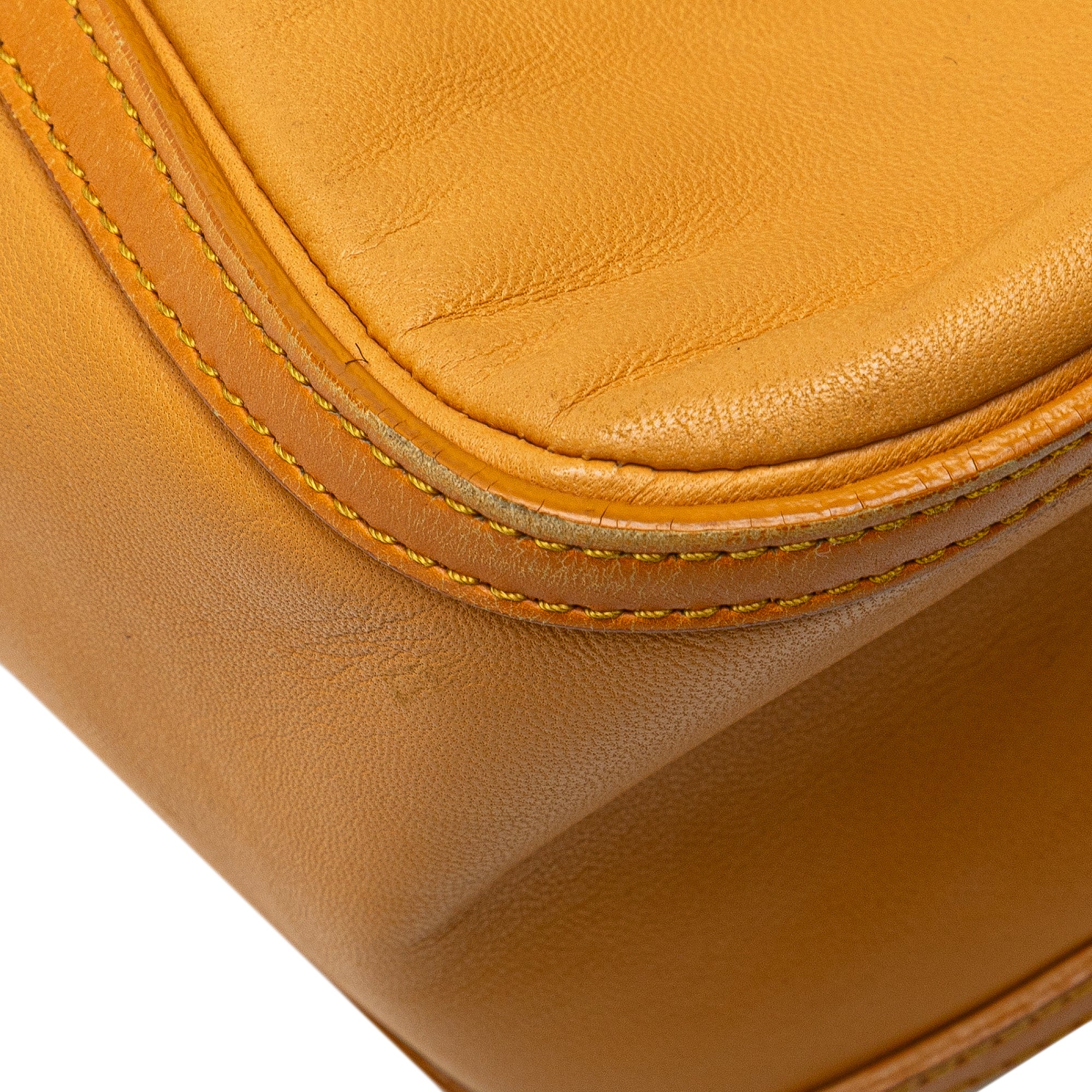 LOEWE | Pre-Owned Nappa Handbag | Yellow/Mustard - Image 4