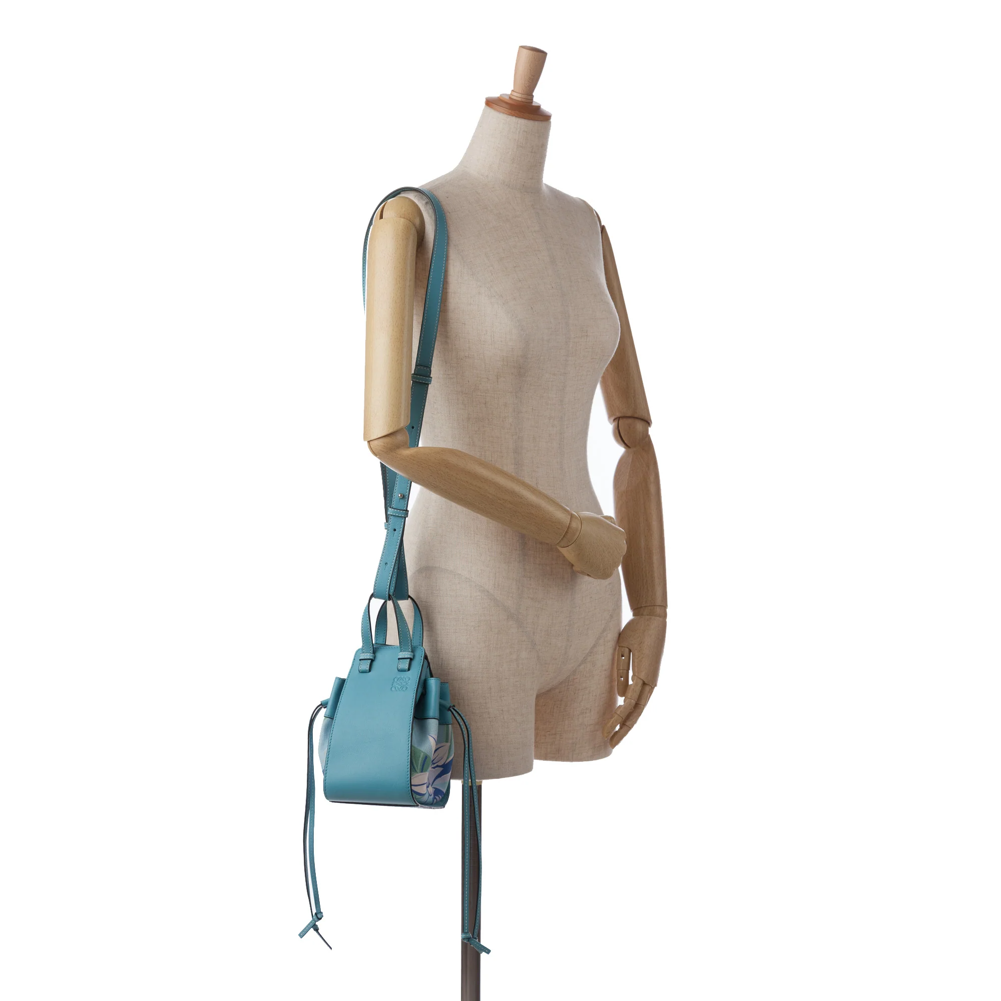LOEWE | Pre-Owned Paula's Ibiza Mini Hammock | Blue - Image 11