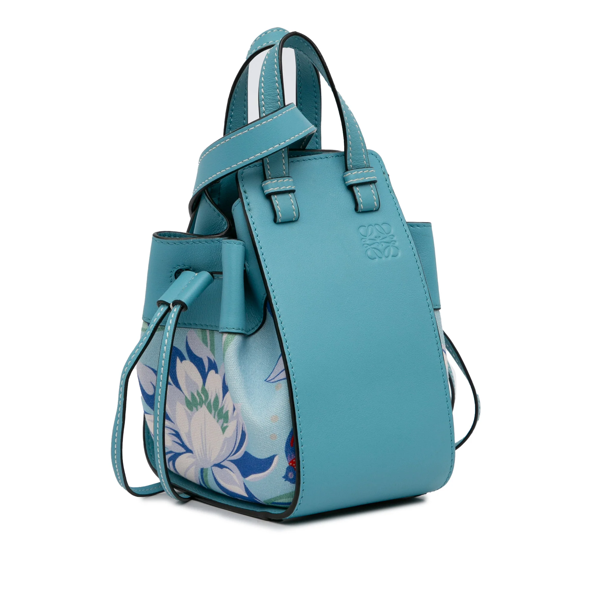 LOEWE | Pre-Owned Paula's Ibiza Mini Hammock | Blue - Image 4