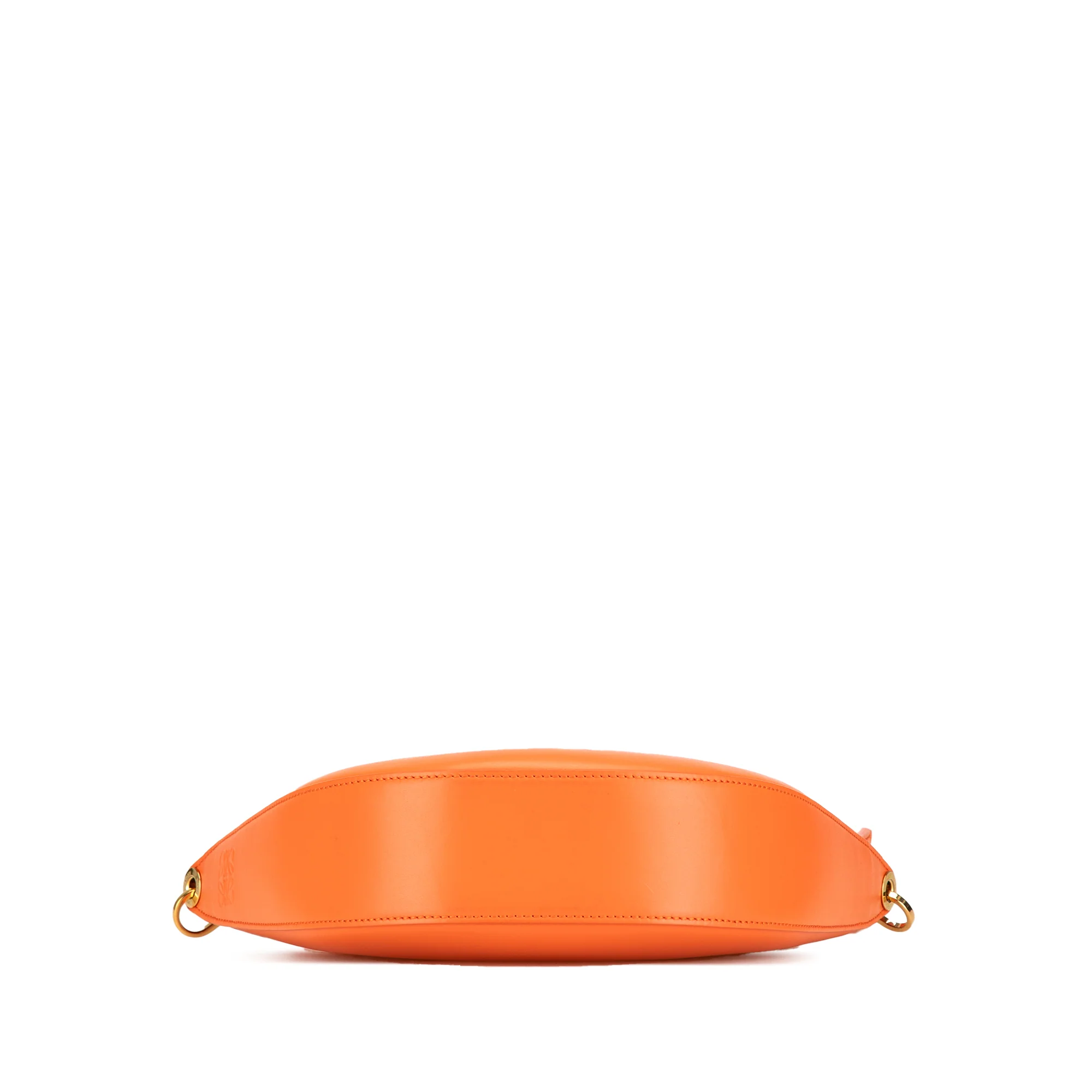 LOEWE | Pre-Owned Small Leather Luna Hobo | Orange - Image 3