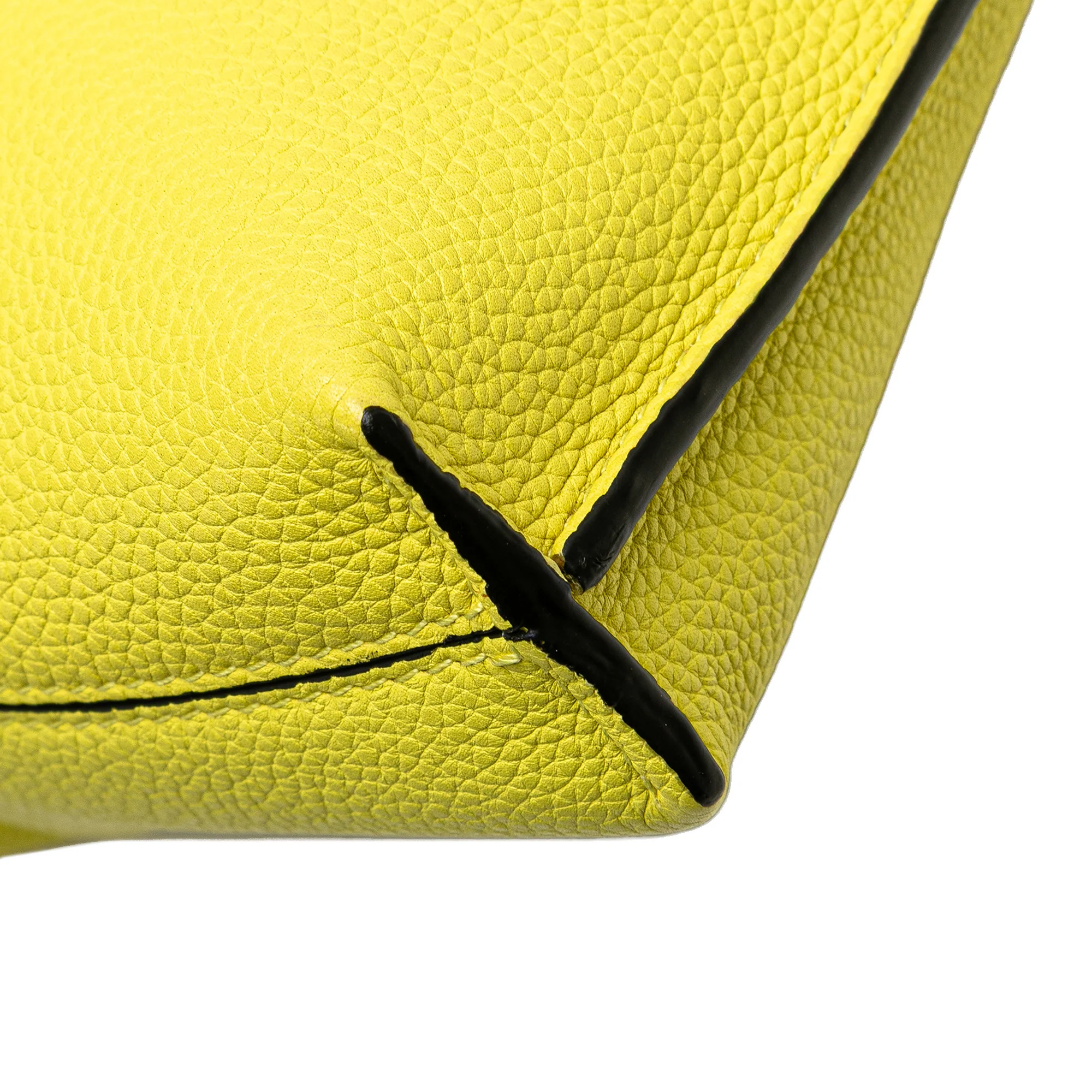 LOEWE | Pre-Owned Small Leather Missy Satchel | Yellow/Neon Yellow - Image 11