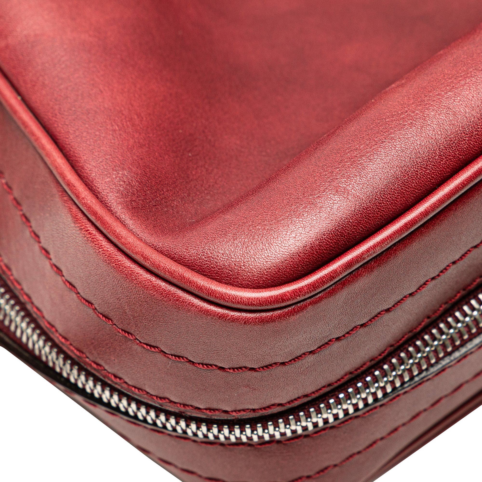 Louis Vuitton | Pre-Owned Cuir Bequia Porte Document Vertical Bag | Red - Image 10