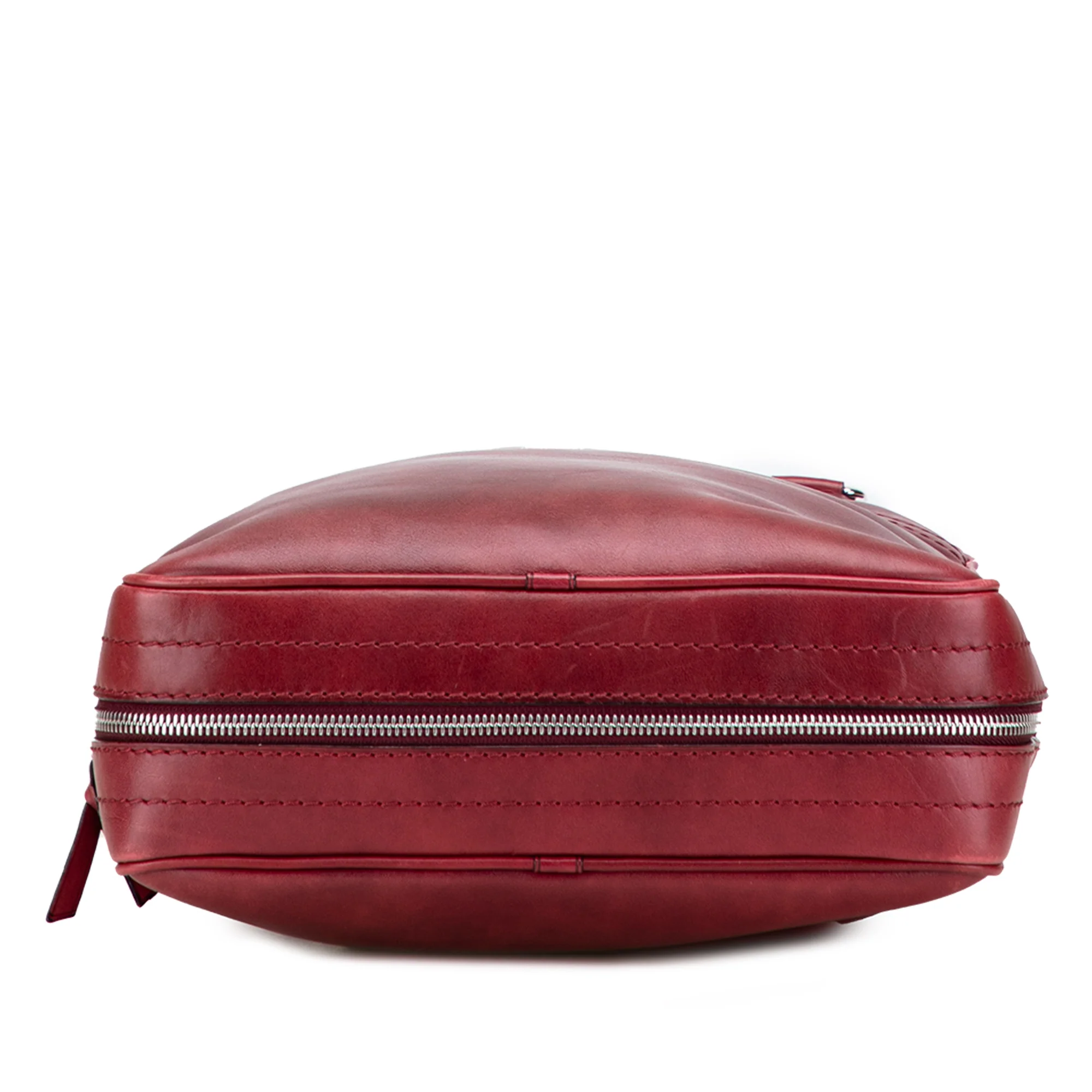 Louis Vuitton | Pre-Owned Cuir Bequia Porte Document Vertical Bag | Red - Image 4