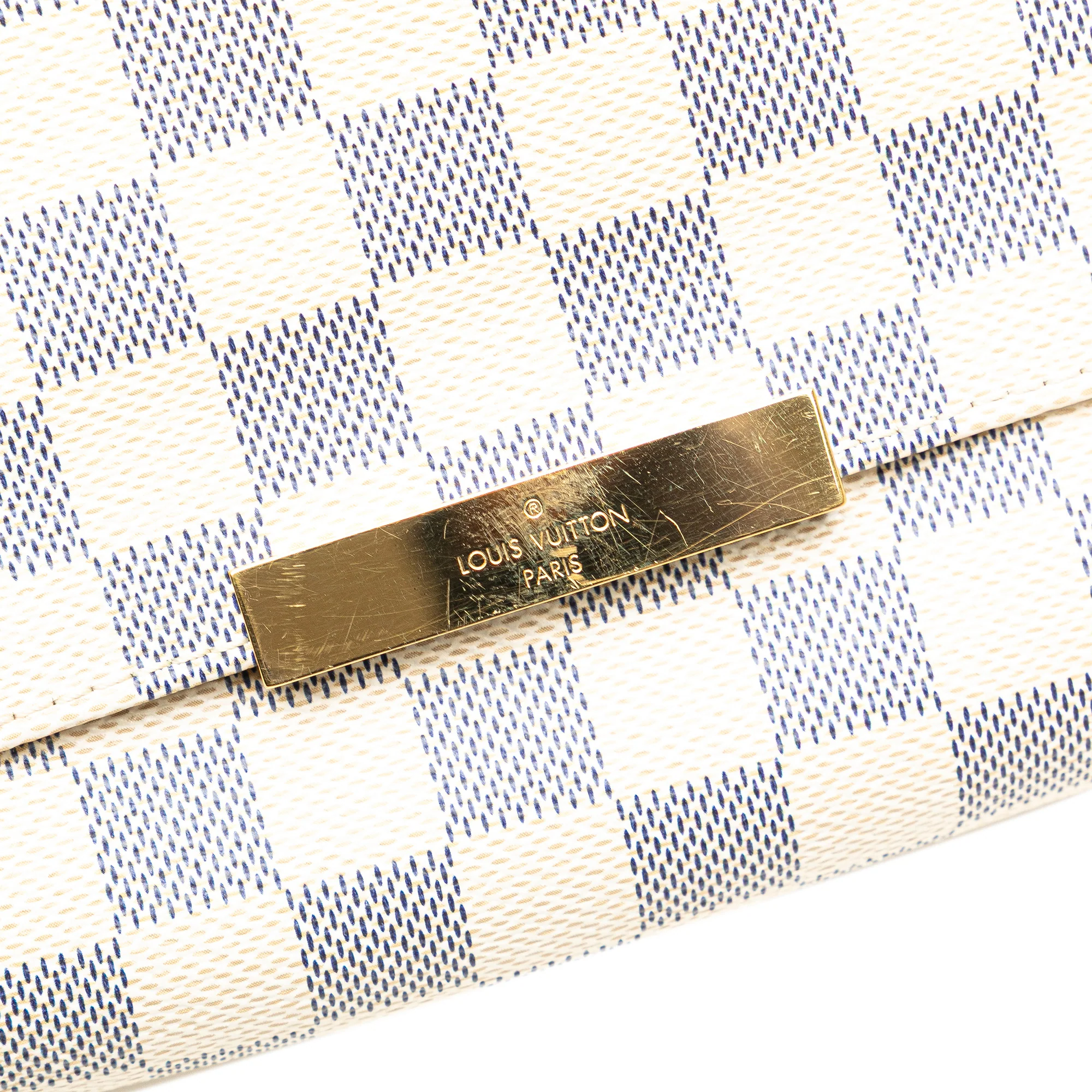 Louis Vuitton | Pre-Owned Damier Azur Favorite MM | White - Image 12