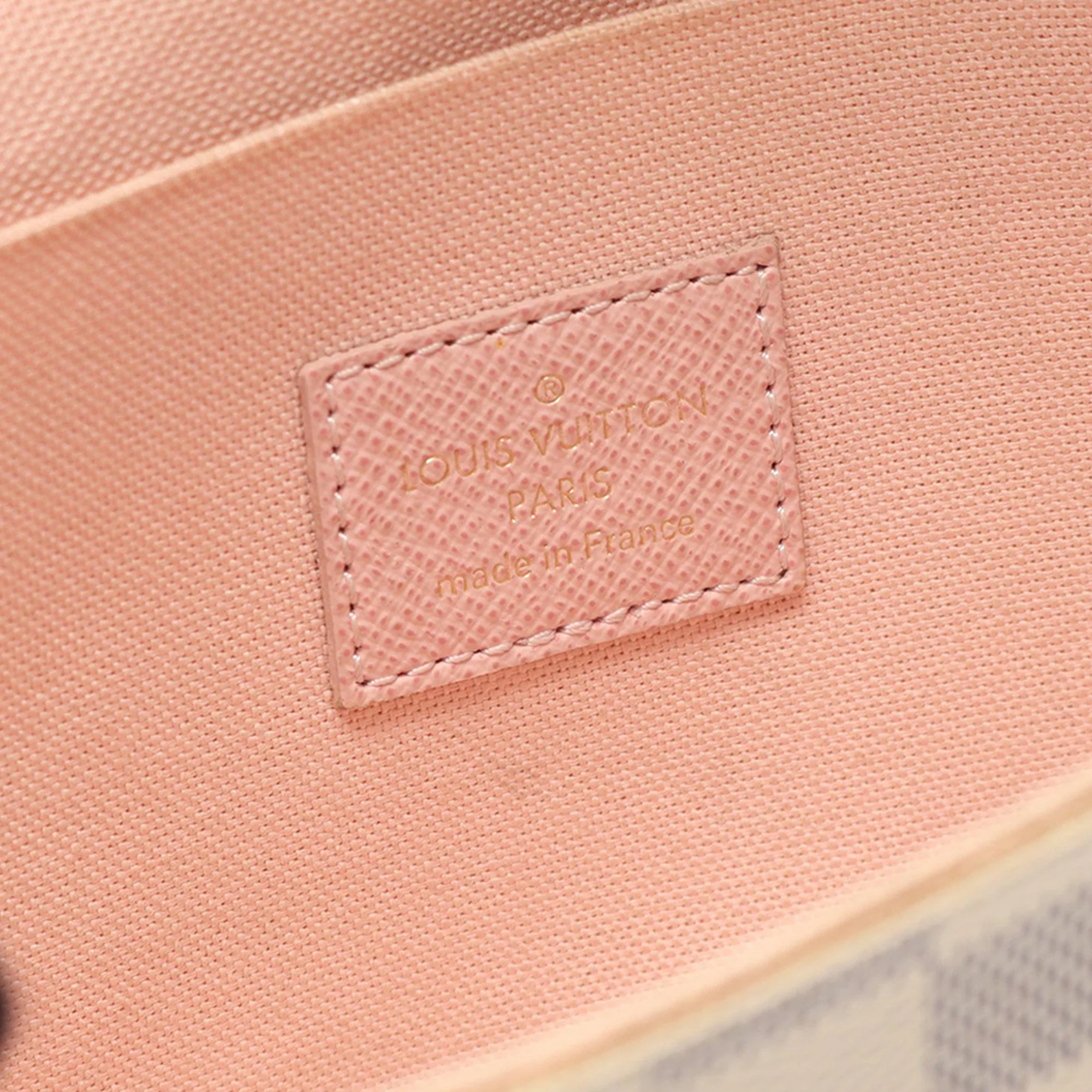 Louis Vuitton | Pre-Owned Damier Azur Pochette Felicie | White - Image 7