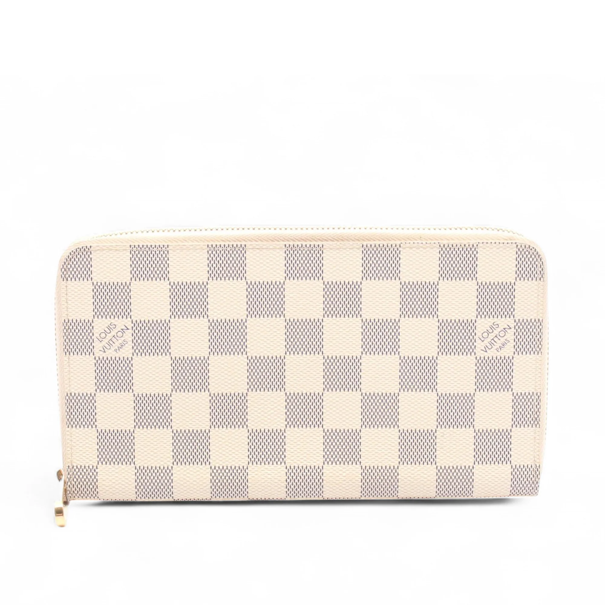 Louis Vuitton | Pre-Owned Damier Azur Zippy Long Wallet | White