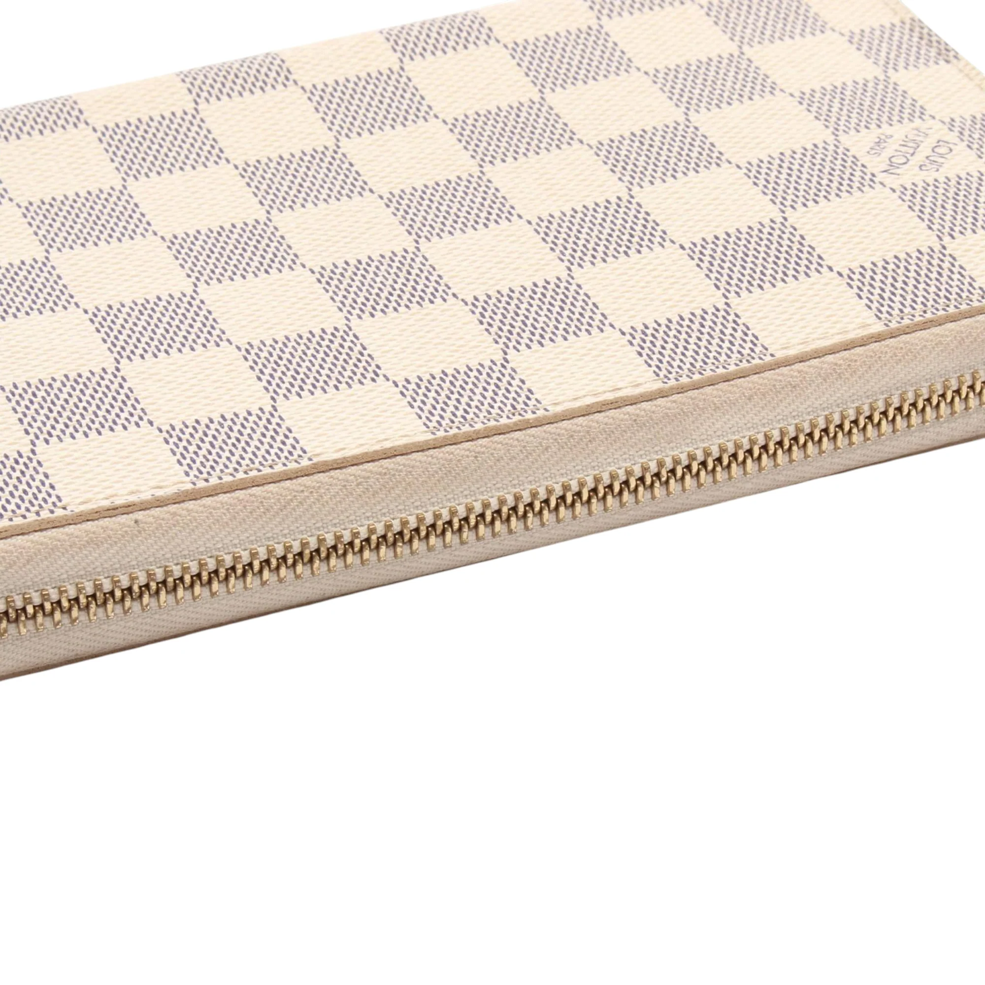 Louis Vuitton | Pre-Owned Damier Azur Zippy Long Wallet | White - Image 8
