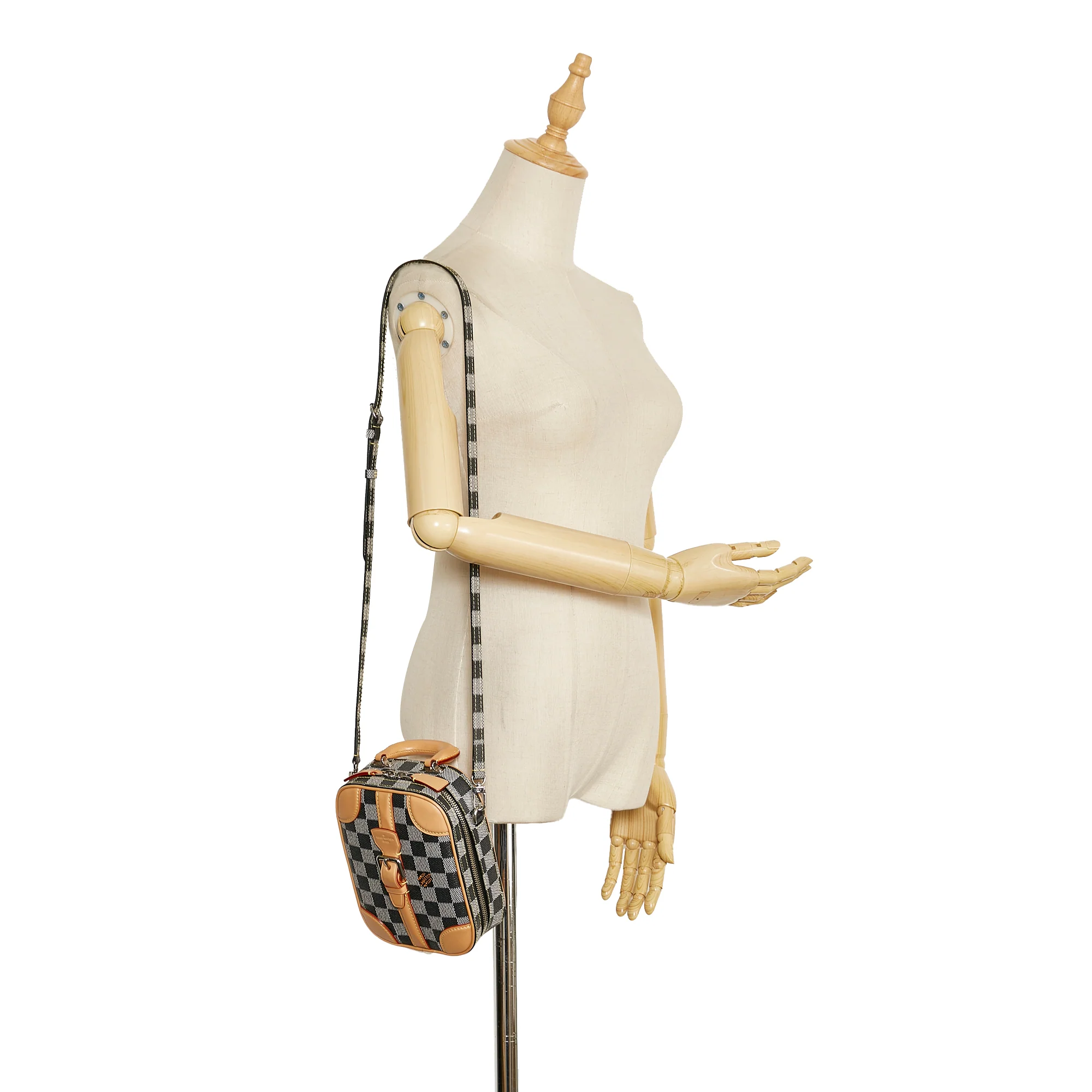 Louis Vuitton | Pre-Owned Damier Colors Valisette Verticale | Gray - Image 13