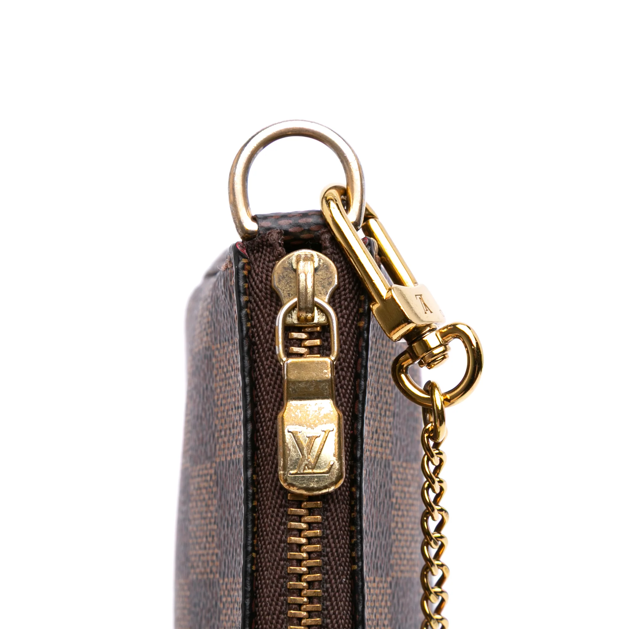 Louis Vuitton | Pre-Owned Damier Ebene Mini Pochette Accessoires | Brown - Image 8