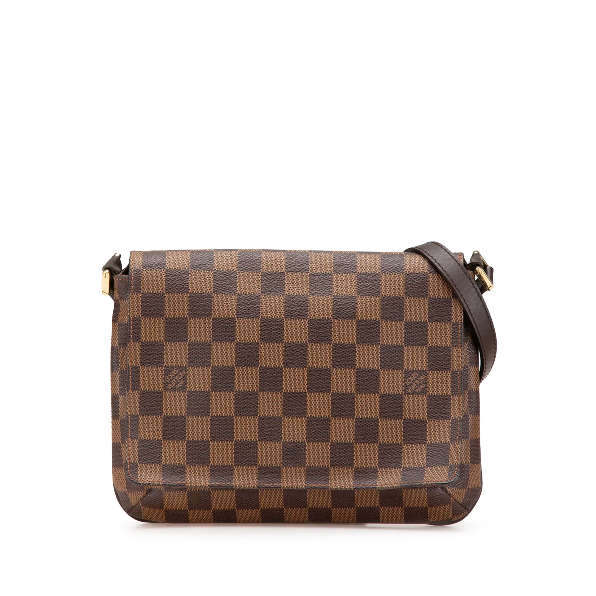 Louis Vuitton | Pre-Owned Damier Ebene Musette Tango Short Strap | Brown