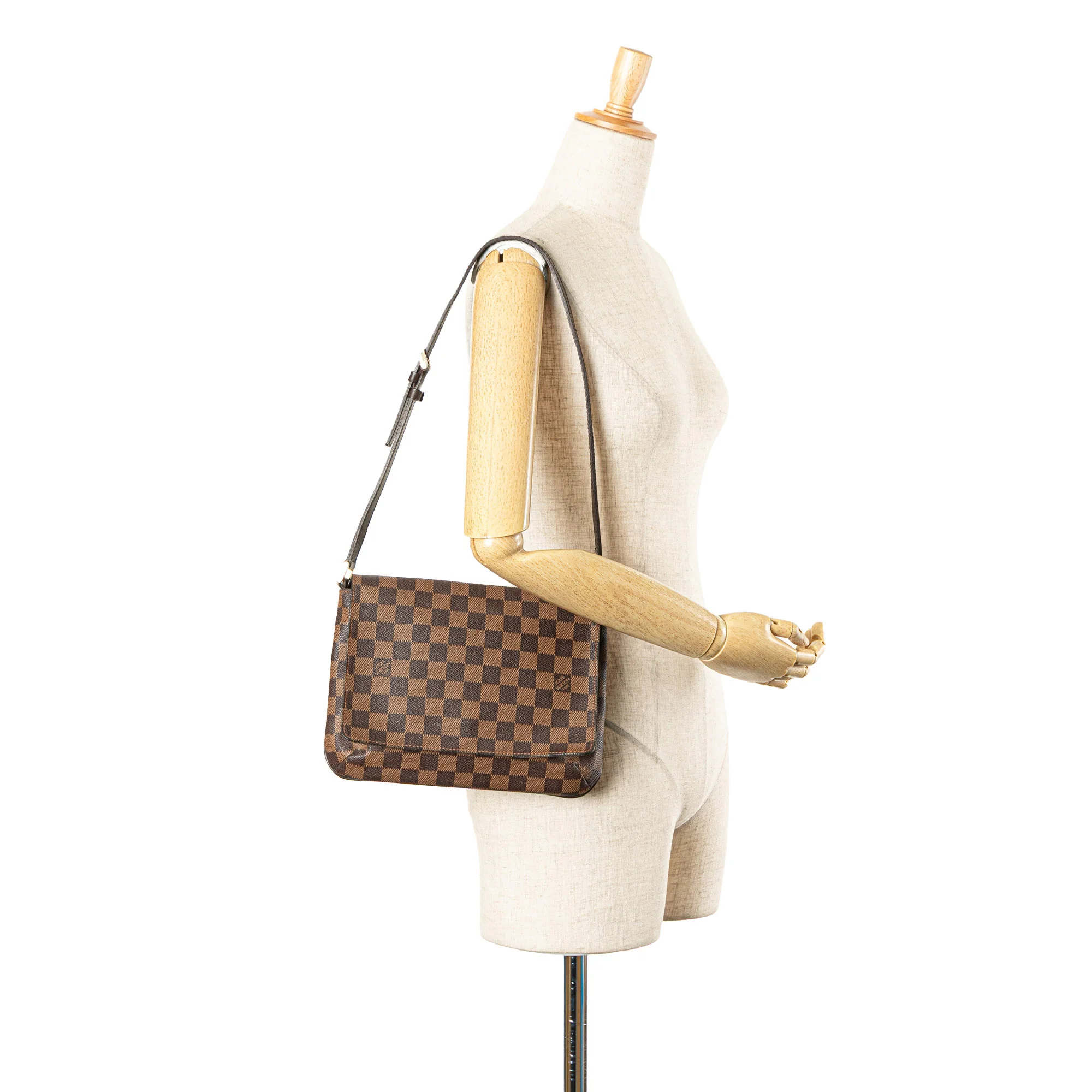 Louis Vuitton | Pre-Owned Damier Ebene Musette Tango Short Strap | Brown - Image 3