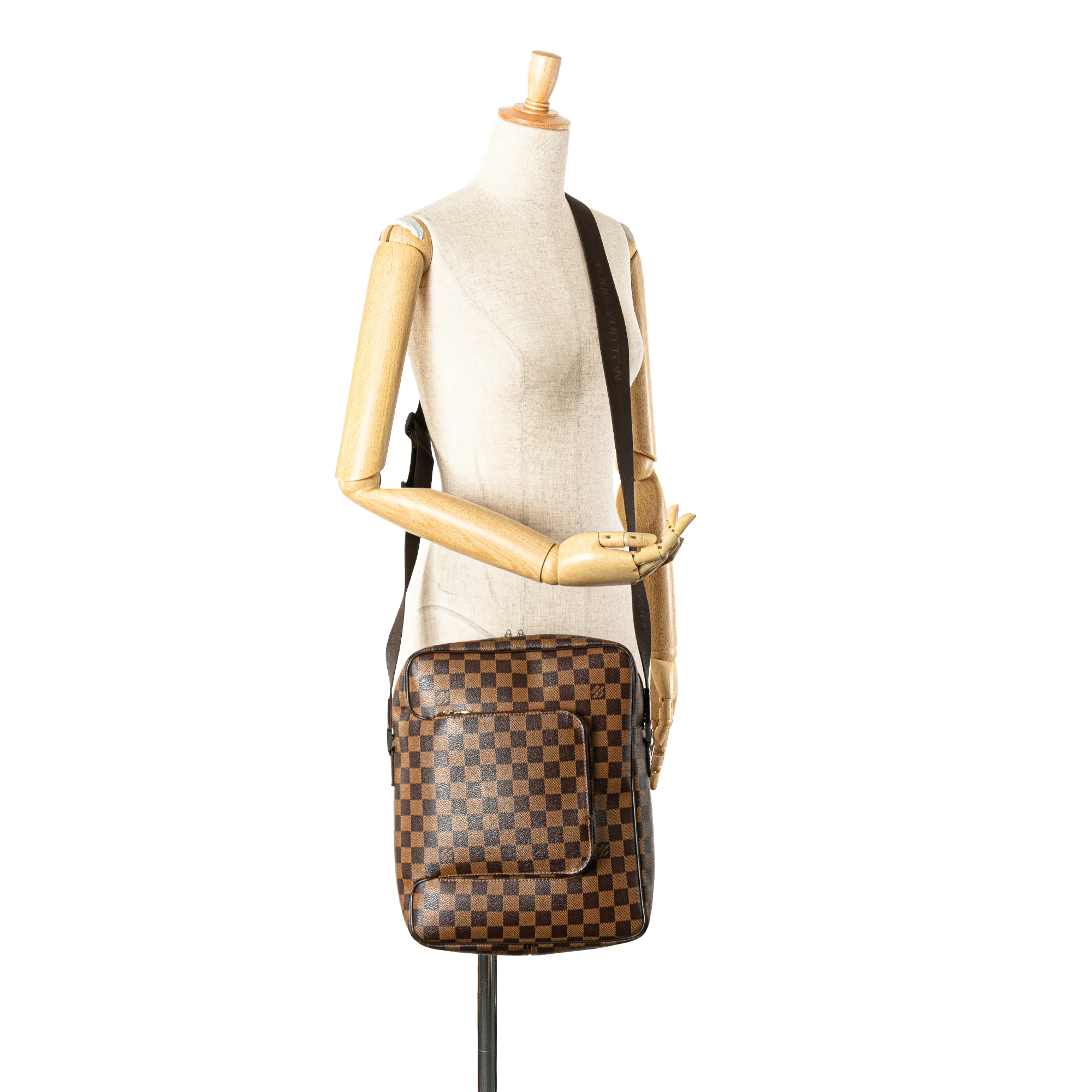 Louis Vuitton | Pre-Owned Damier Ebene Olav MM | Brown - Image 4