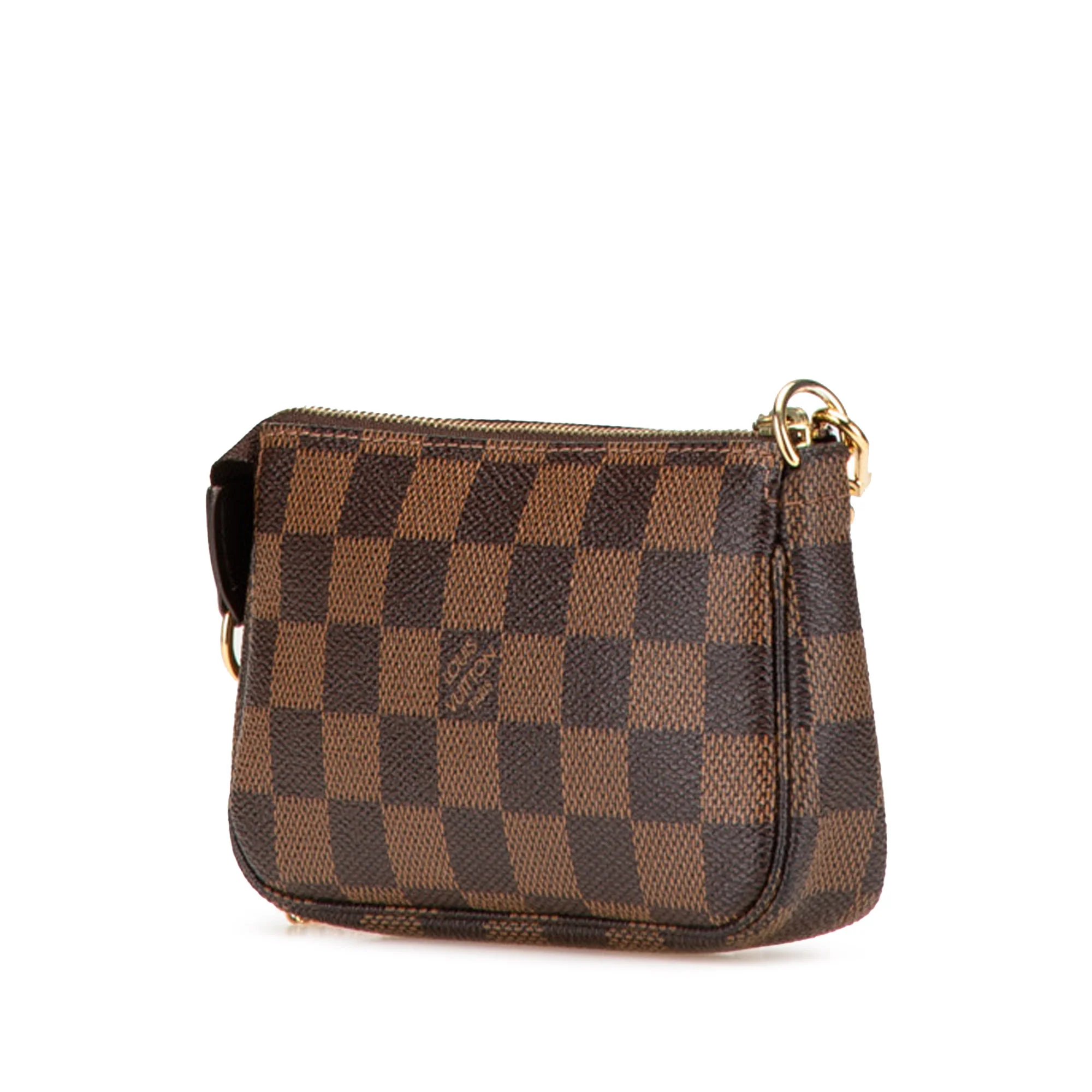 Louis Vuitton | Pre-Owned Damier Ebene Trunks and Bags Mini Pochette Accessoires - I | Brown - Image 3