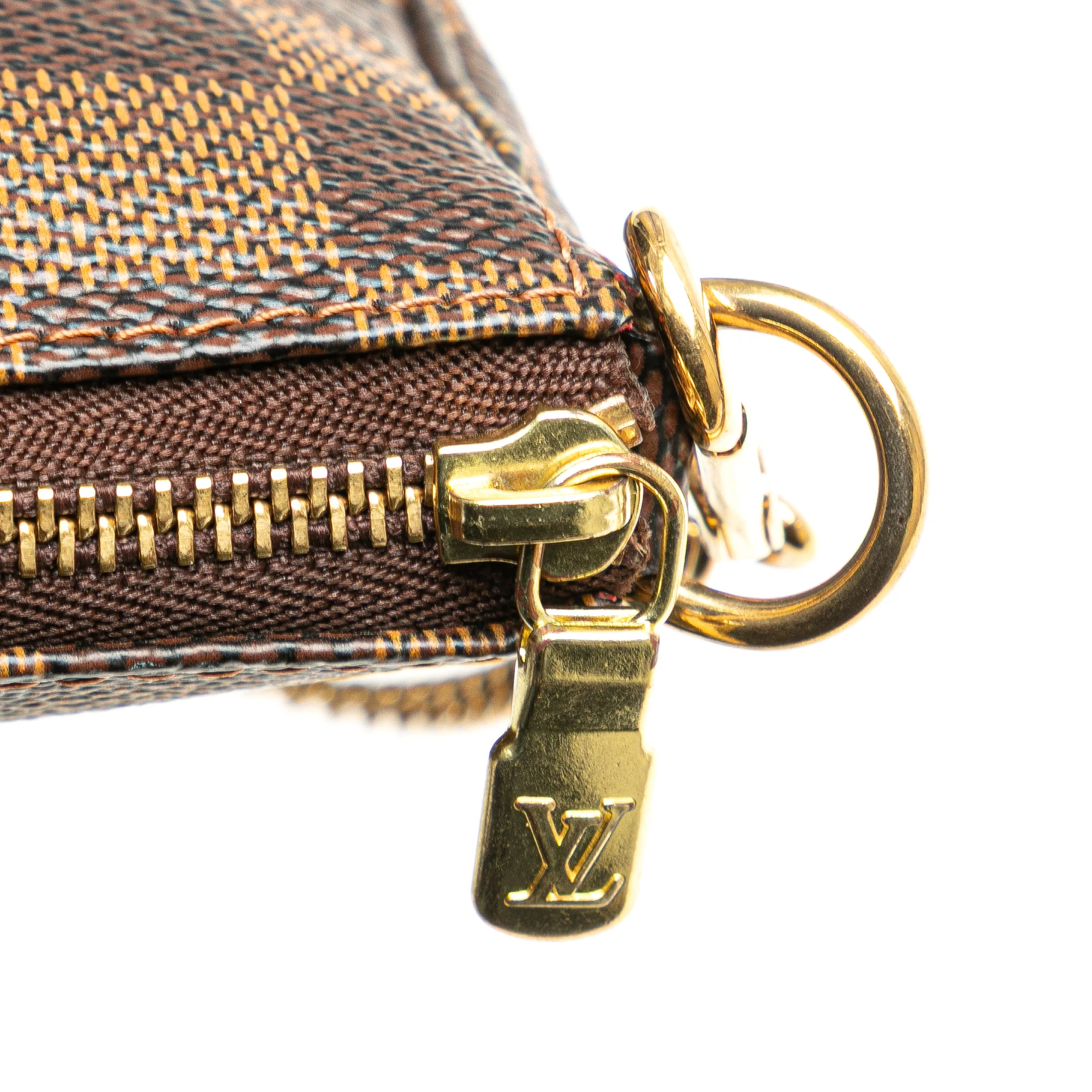 Louis Vuitton | Pre-Owned Damier Ebene Trunks and Bags Mini Pochette Accessoires - II | Brown - Image 11