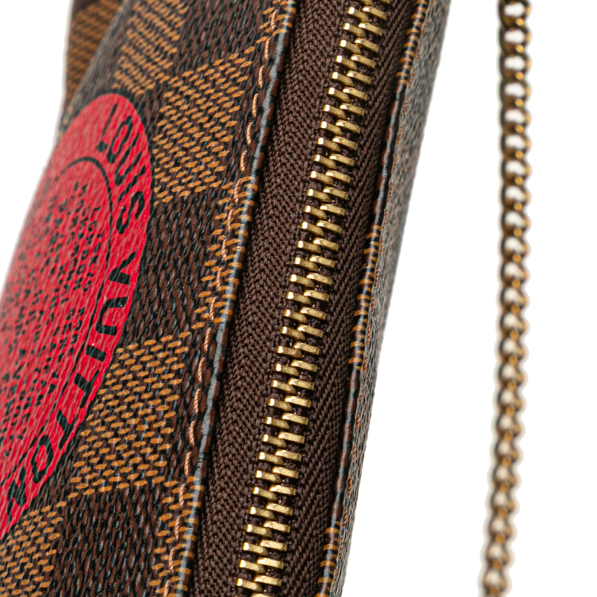 Louis Vuitton | Pre-Owned Damier Ebene Trunks and Bags Mini Pochette Accessoires - III | Brown - Image 10
