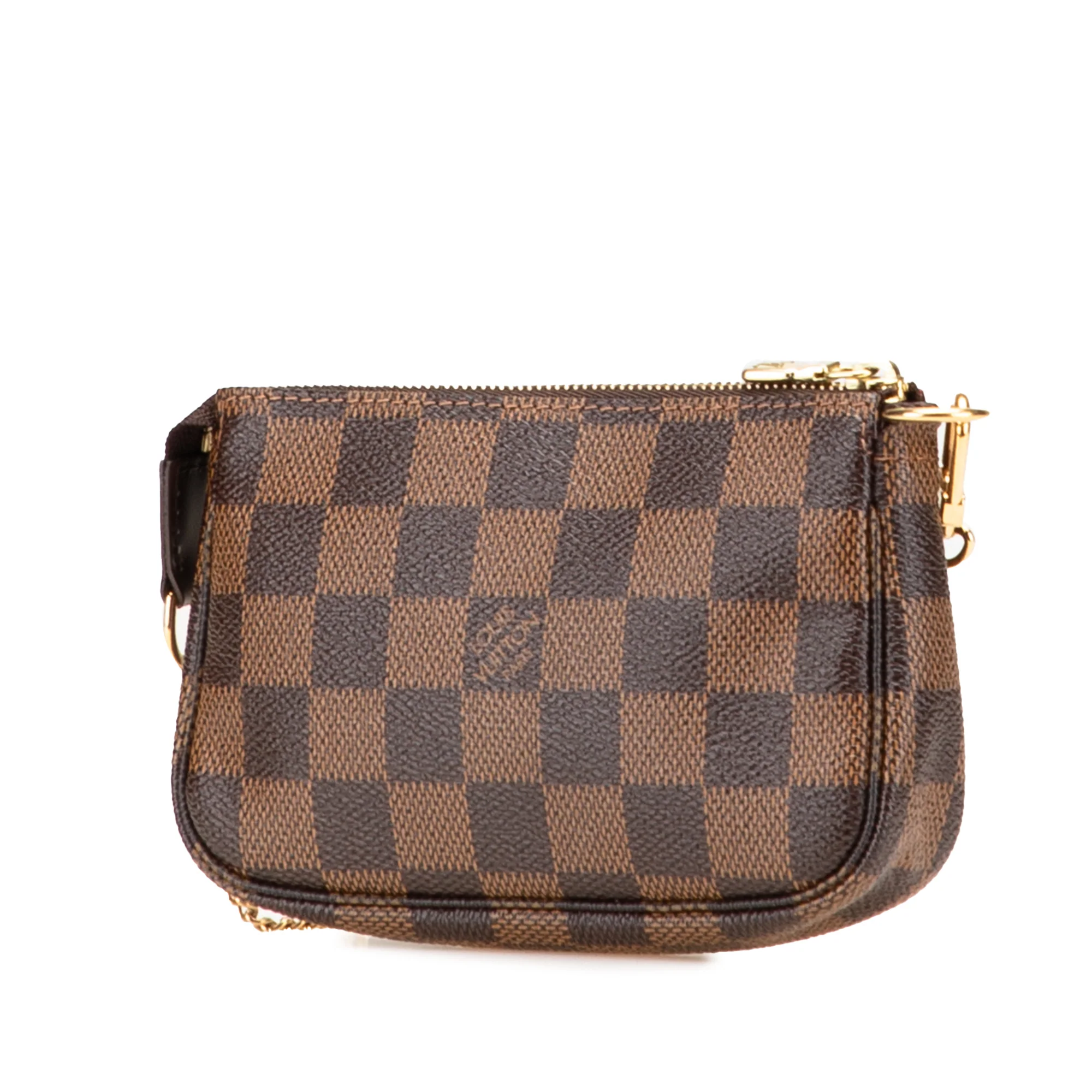 Louis Vuitton | Pre-Owned Damier Ebene Trunks and Bags Mini Pochette Accessoires - III | Brown - Image 3