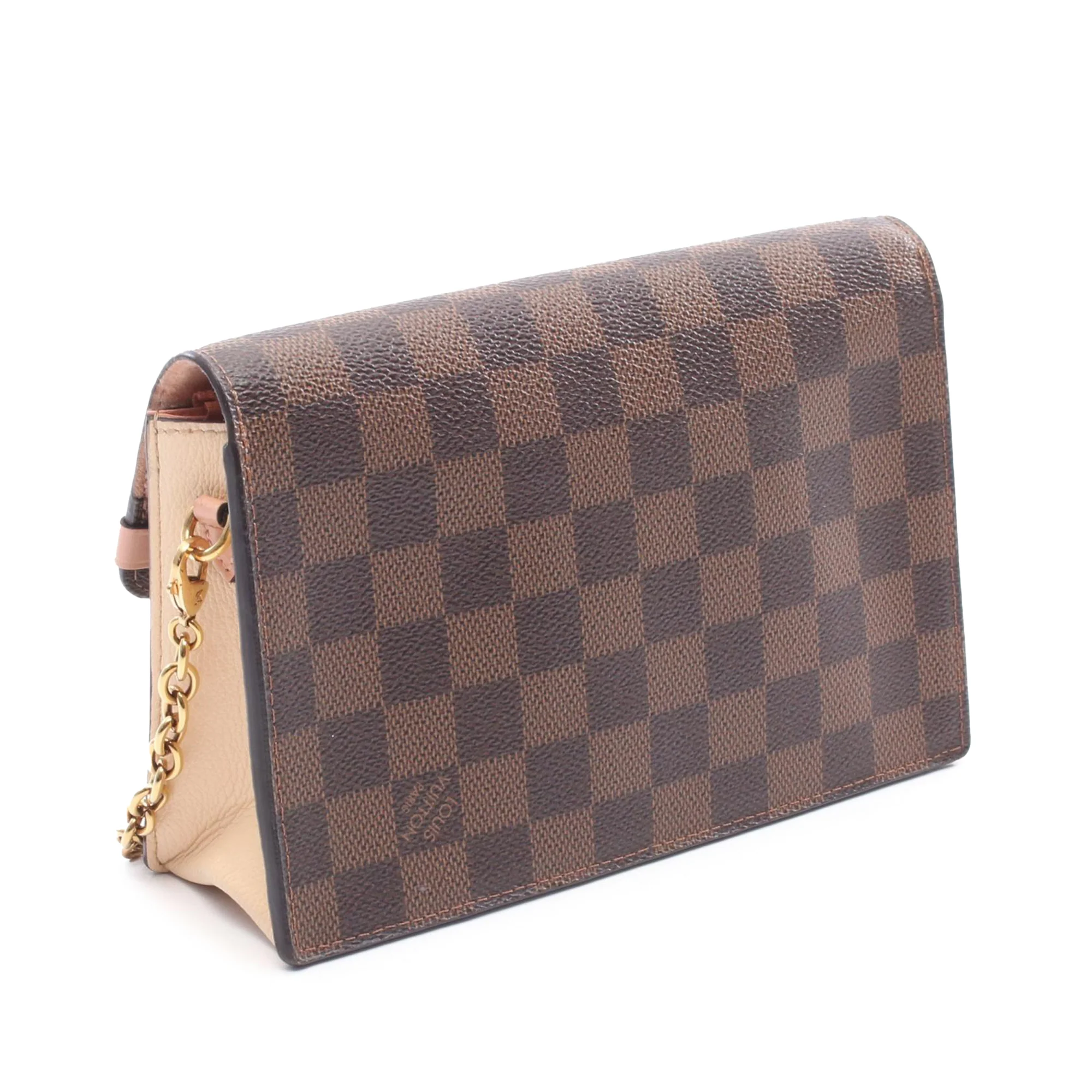 Louis Vuitton | Pre-Owned Damier Ebene Vavin Wallet on Chain | Brown - Image 2