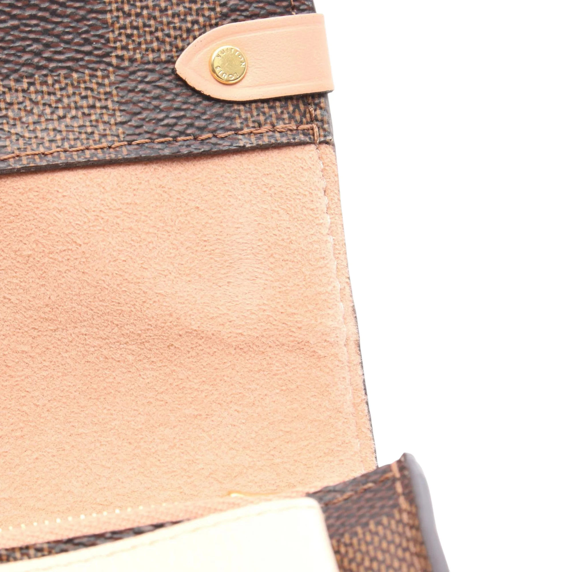 Louis Vuitton | Pre-Owned Damier Ebene Vavin Wallet on Chain | Brown - Image 8