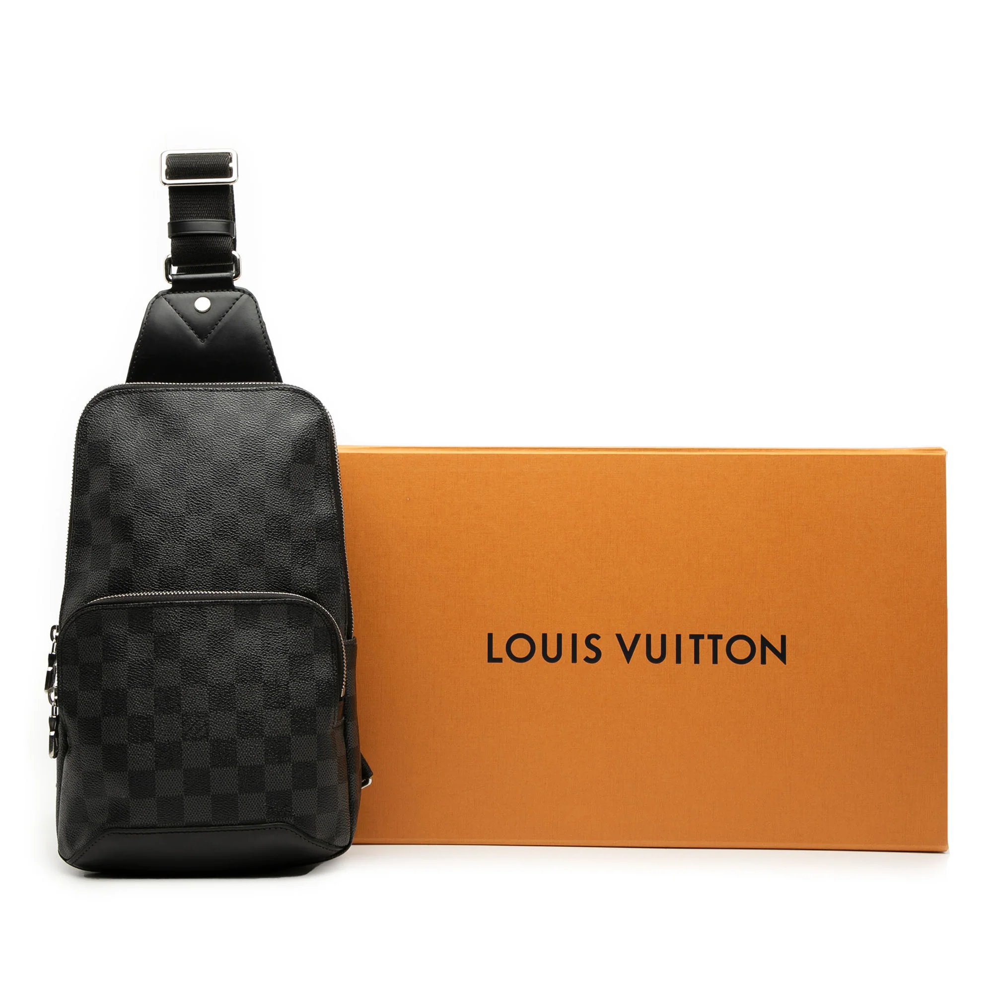 Louis Vuitton | Pre-Owned Damier Graphite Avenue Sling | Black - Image 2