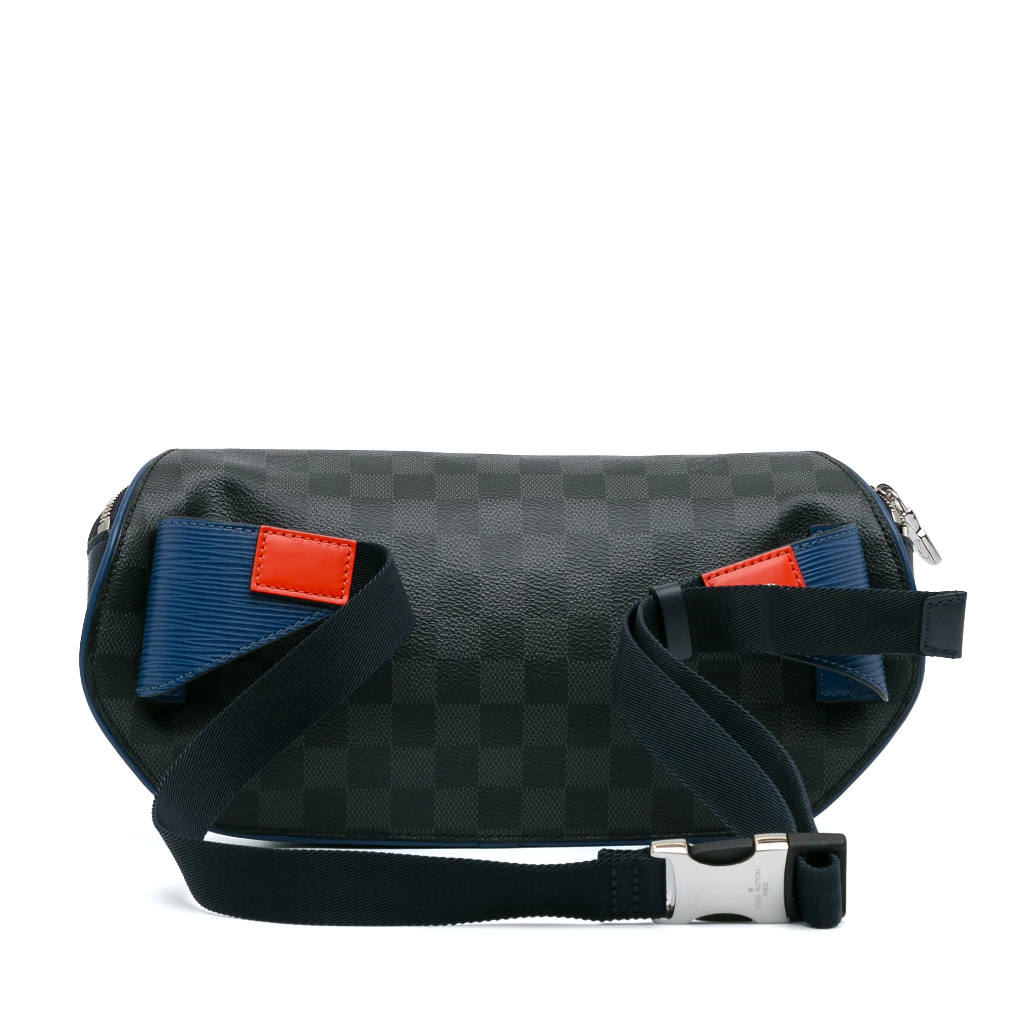 Louis Vuitton | Pre-Owned Epi Damier Graphite Bumbag | Blue/Dark Blue - Image 6
