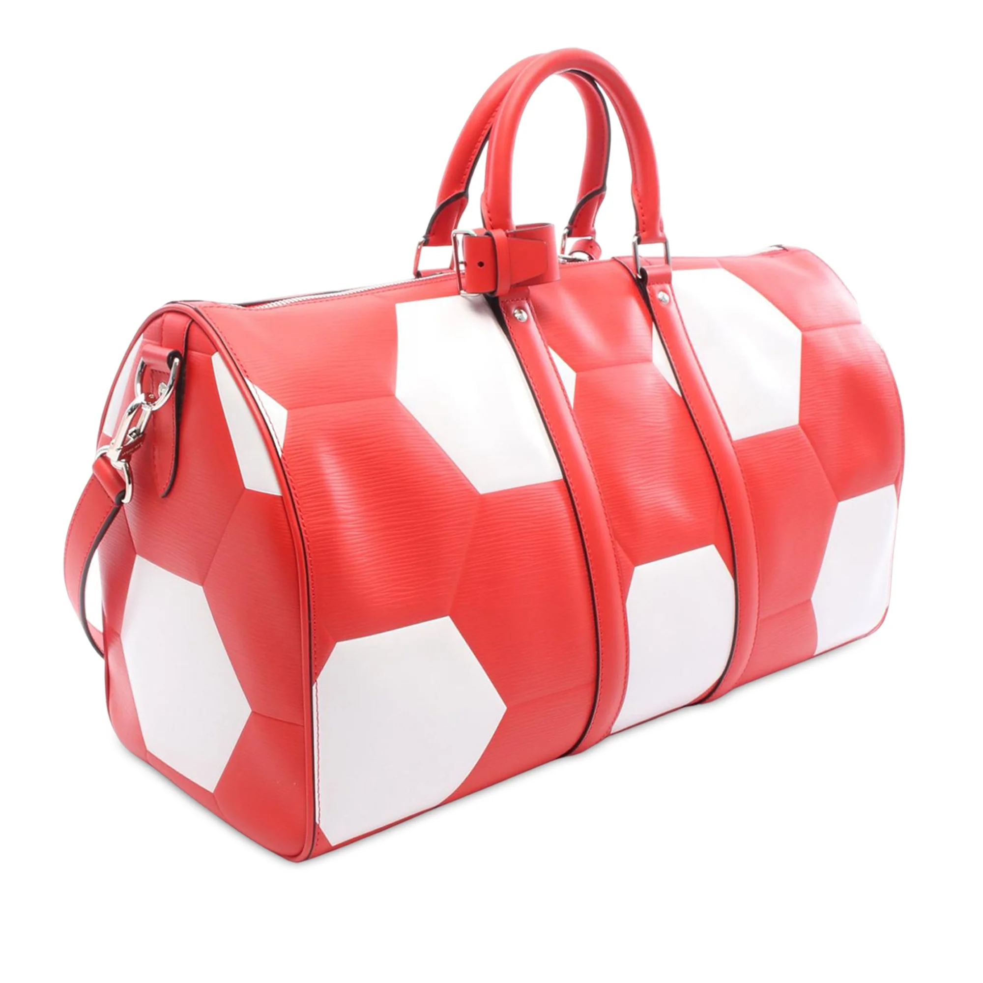 Louis Vuitton | Pre-Owned Epi FIFA World Cup Keepall Bandouliere 50 | Red - Image 2