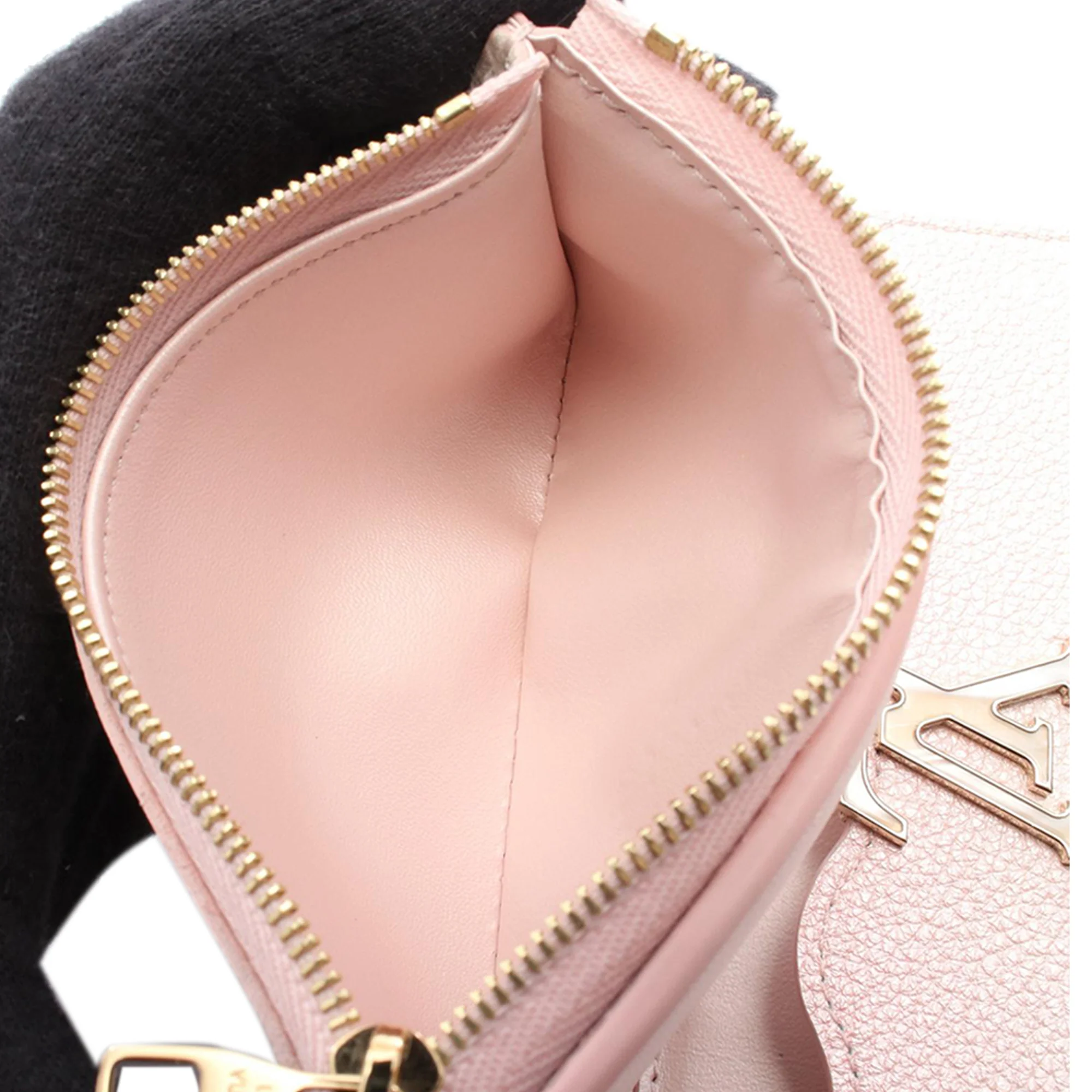 Louis Vuitton | Pre-Owned Grained Calfskin By The Pool Capucines Compact Wallet | Pink - Image 4